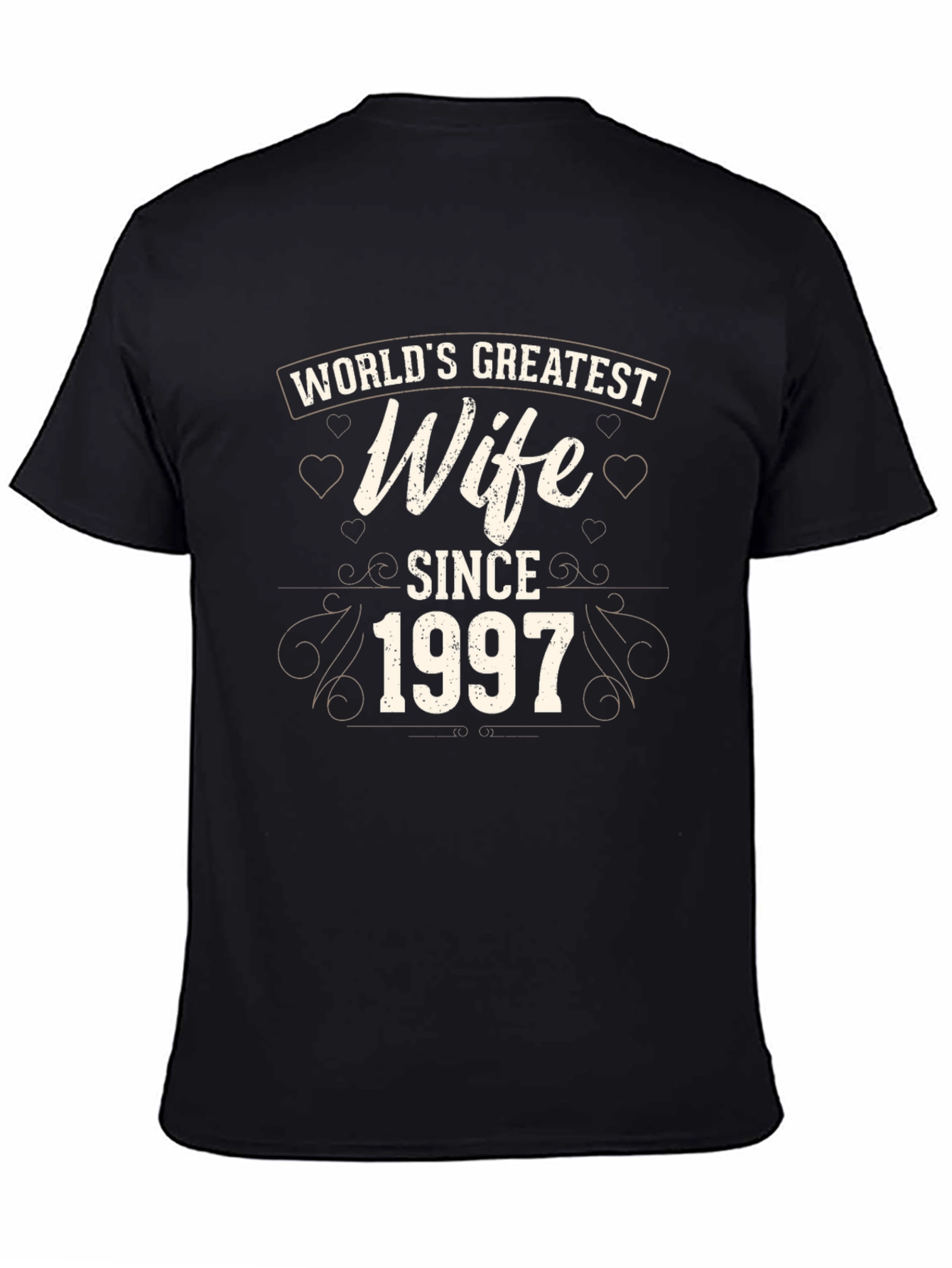 Black World's Greatest Wife Since 1997 T-Shirt view 4