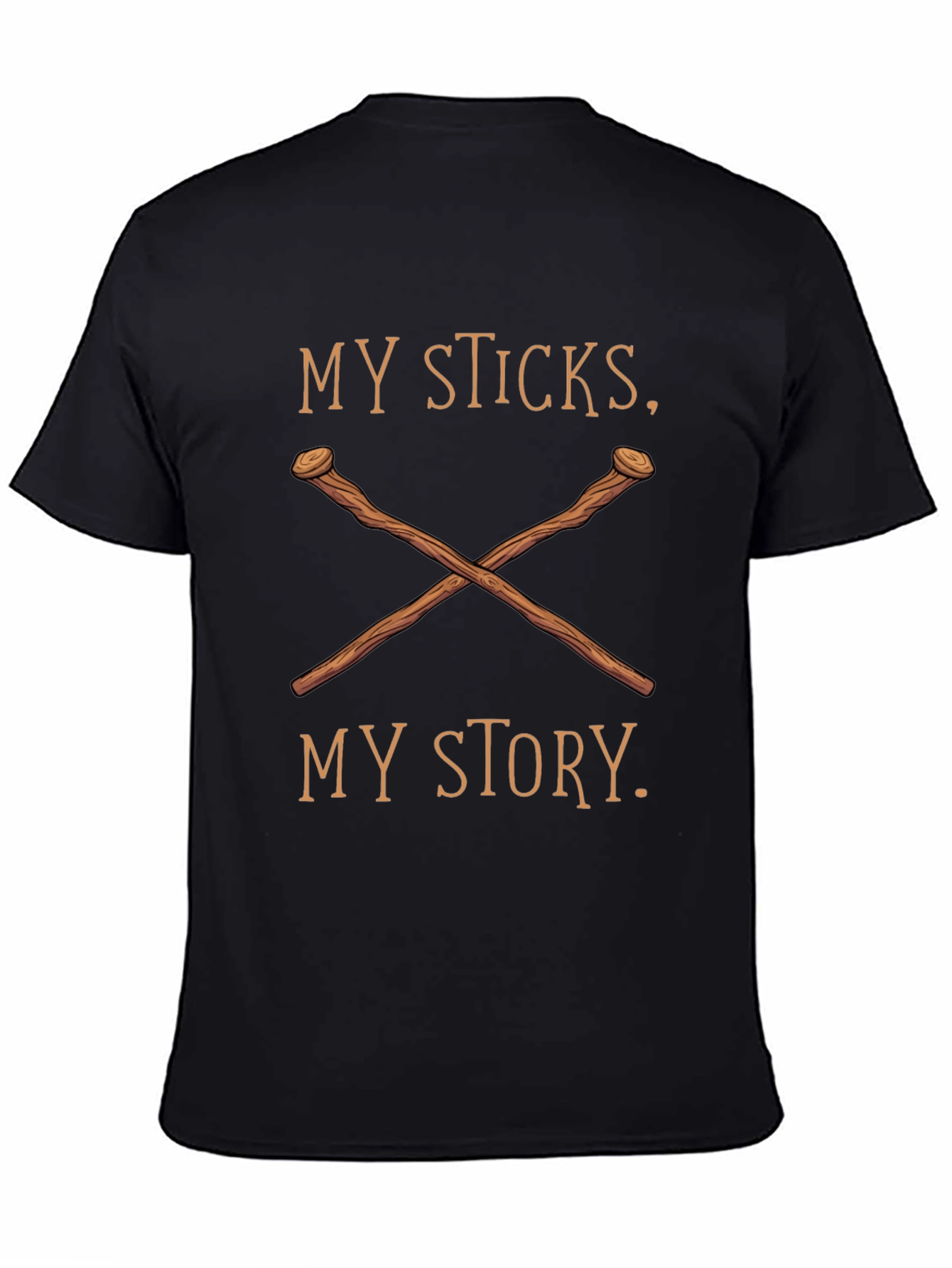 Black My Sticks, My Story T-Shirt view 4