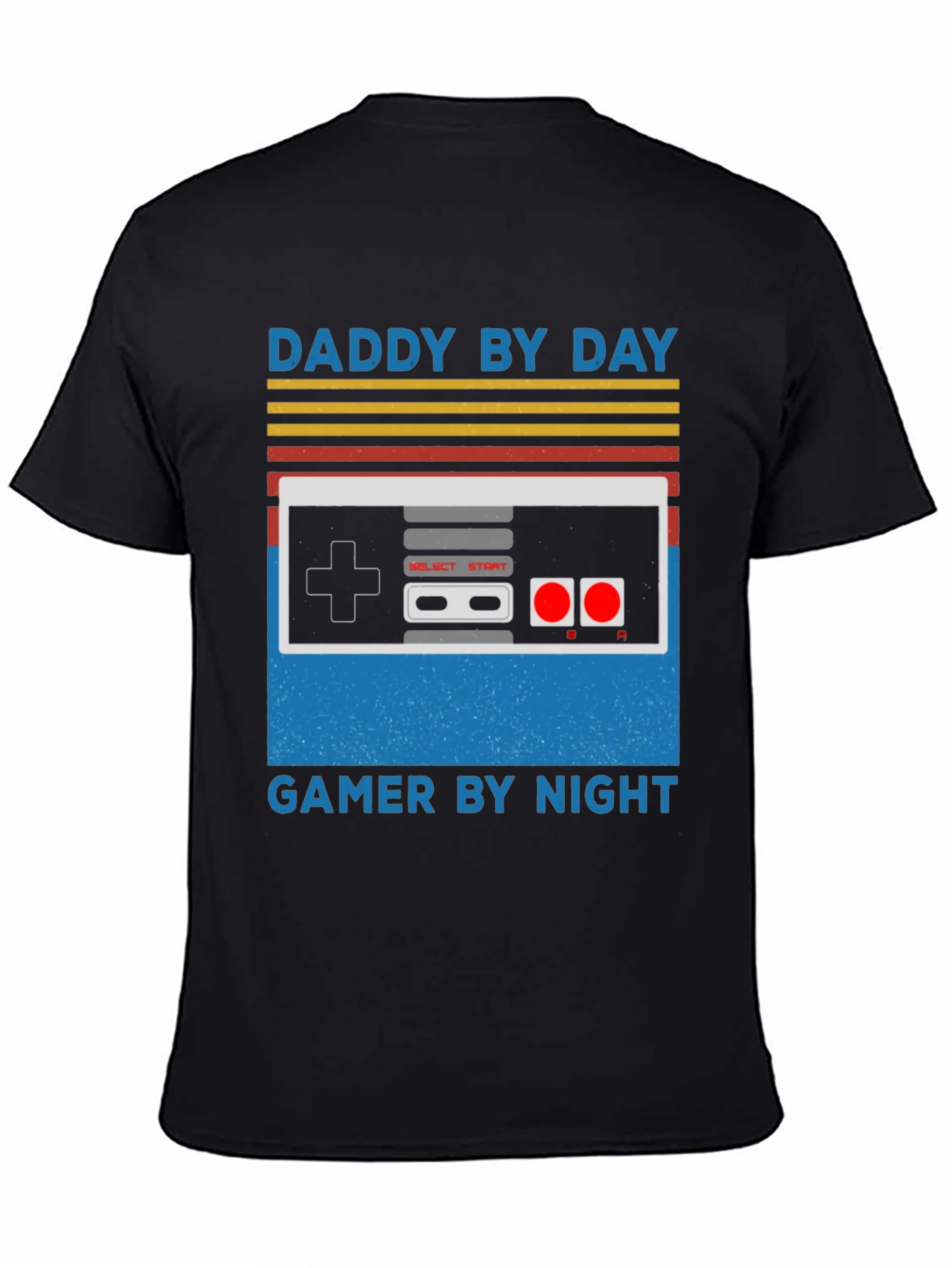 Daddy By Day Gamer By Night Graphic Tee - 4