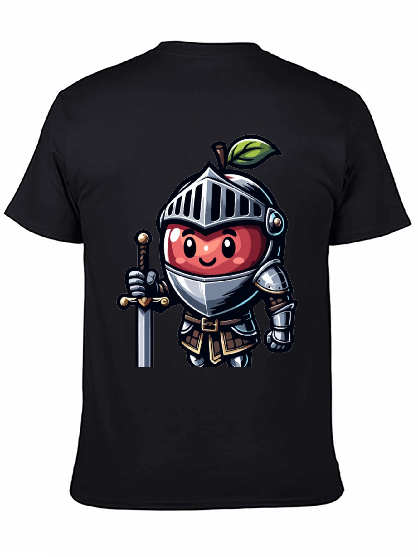 Black Apple Knight T-Shirt view 4