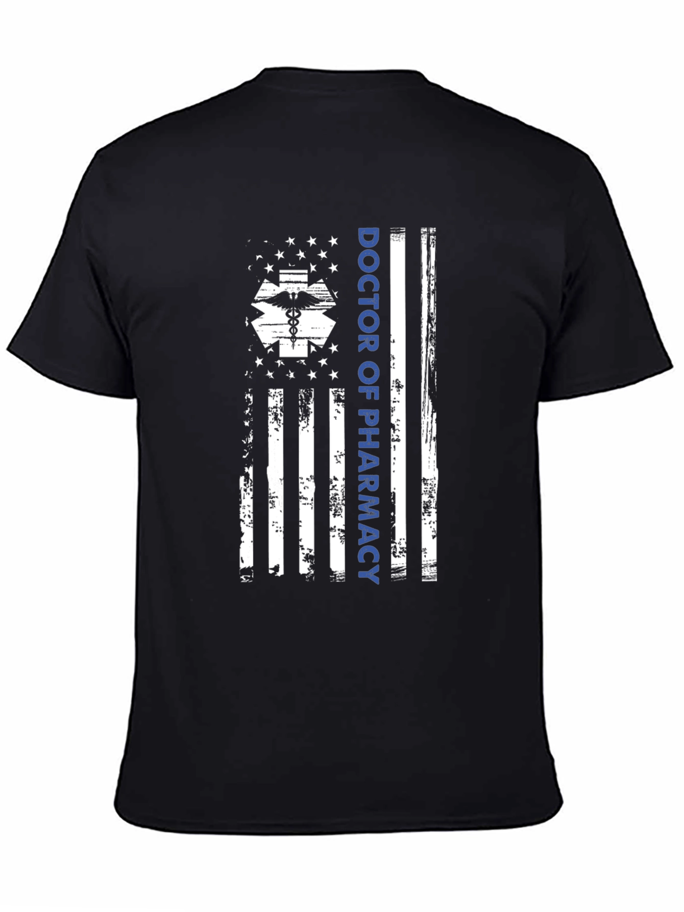 Doctor of Pharmacy American Flag Graphic T-Shirt - 4