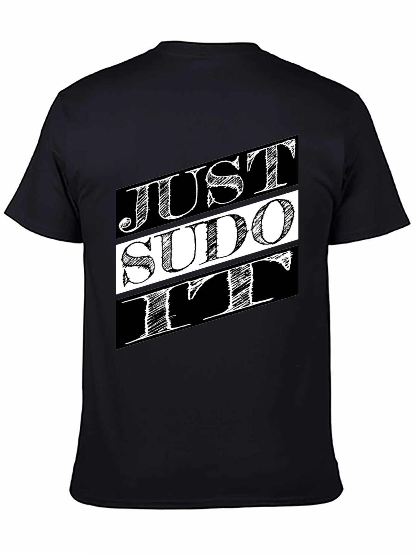 Just Sudo It T-Shirt - Black Graphic Tee for Programmers & Techies - 4