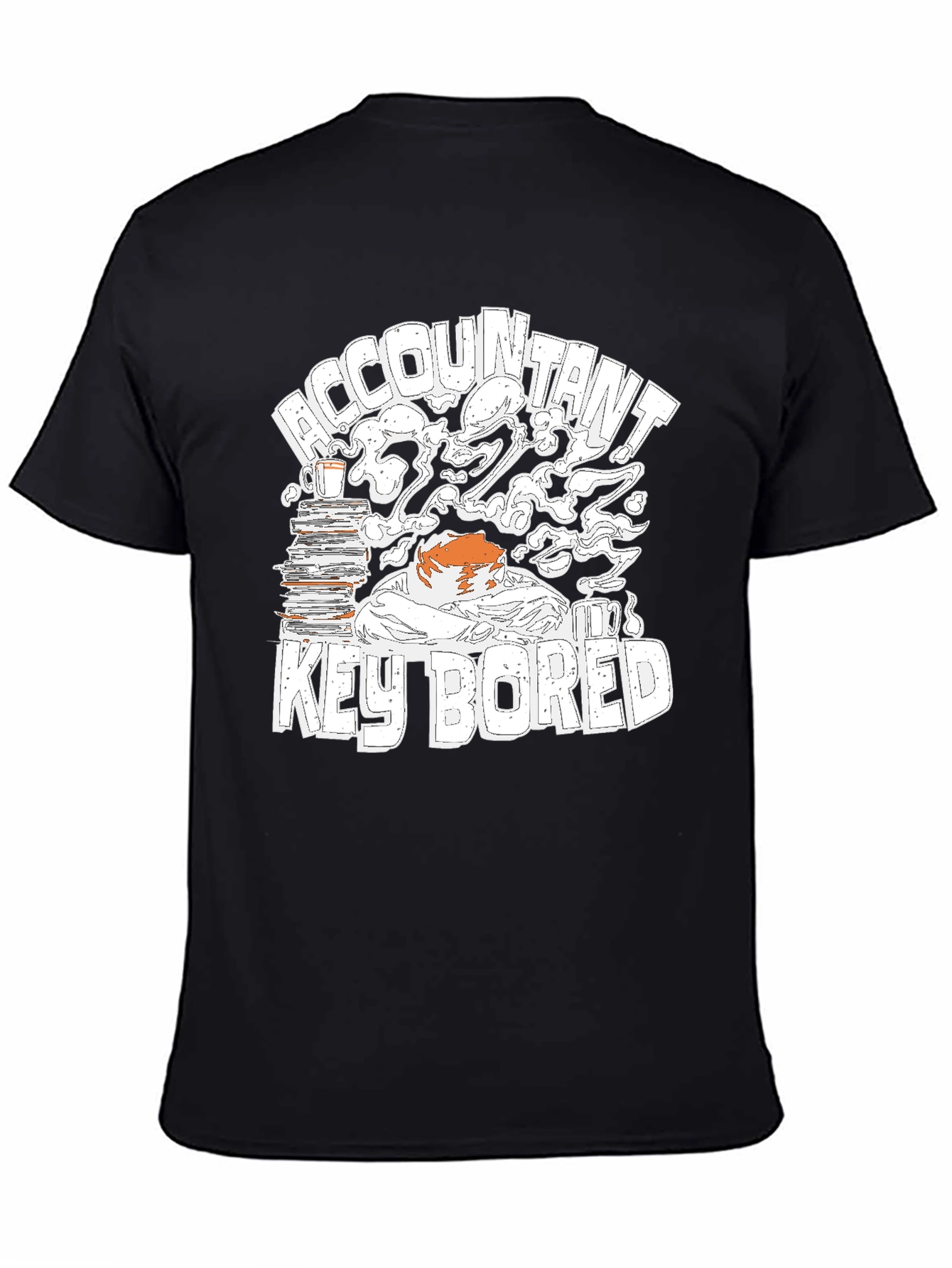 Accountant Key Bored Funny T-Shirt - 4