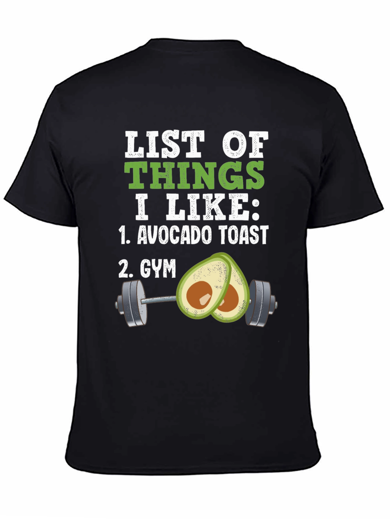 Avocado Toast & Gym T-Shirt - Funny Workout Tee - 4