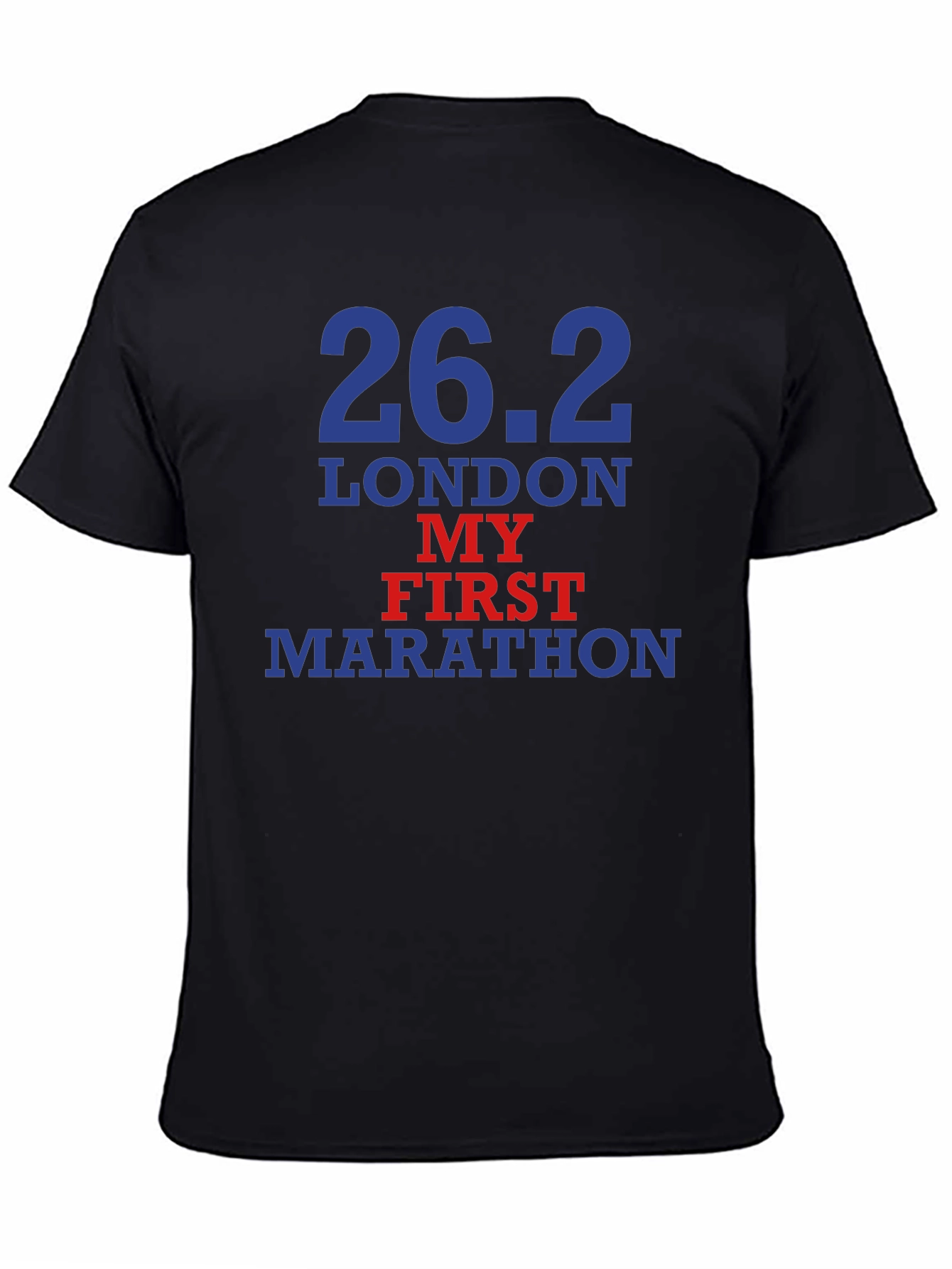 Black 26.2 Marathon London T-Shirt view 4