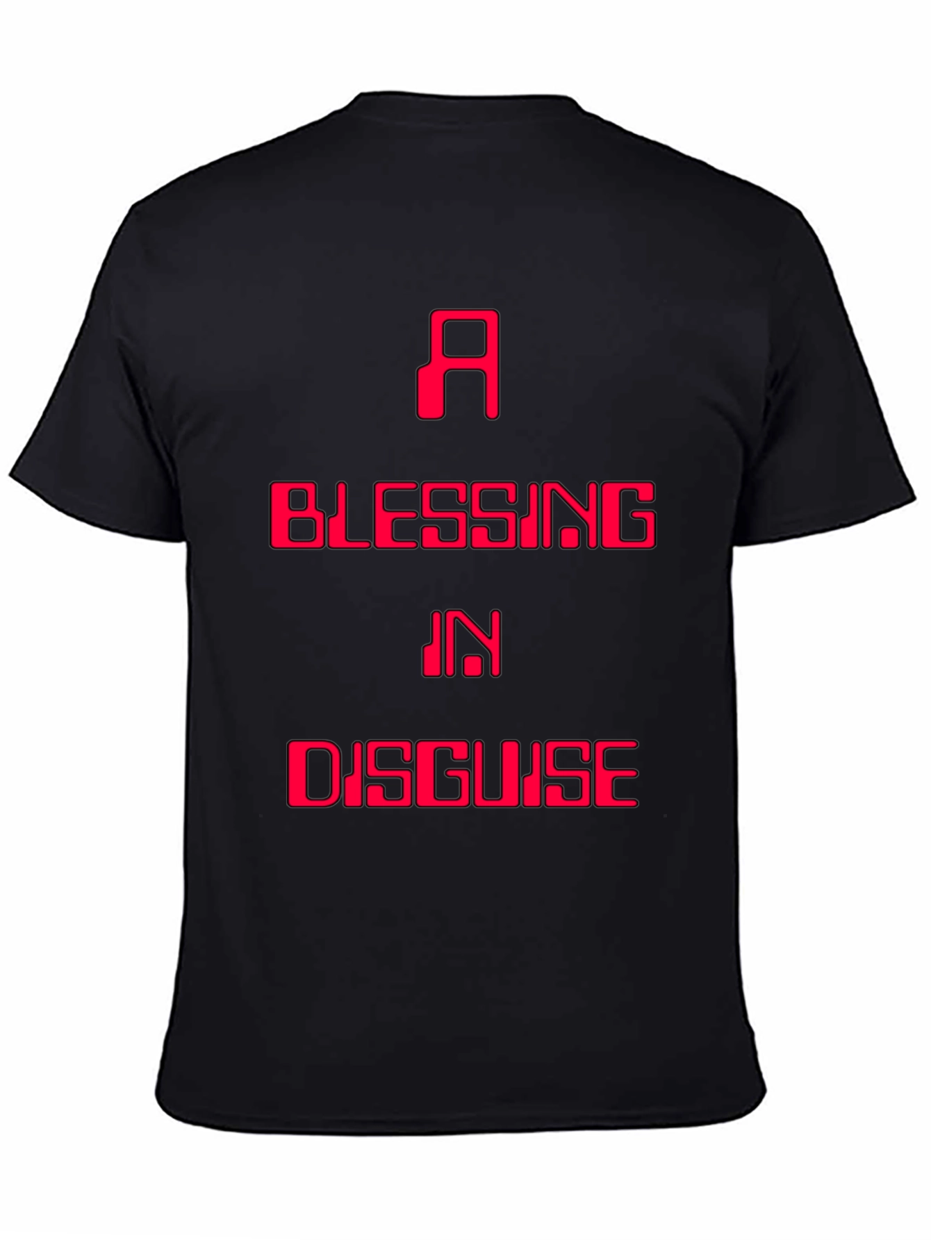 Black A Blessing in Disguise Graphic T-Shirt view 4