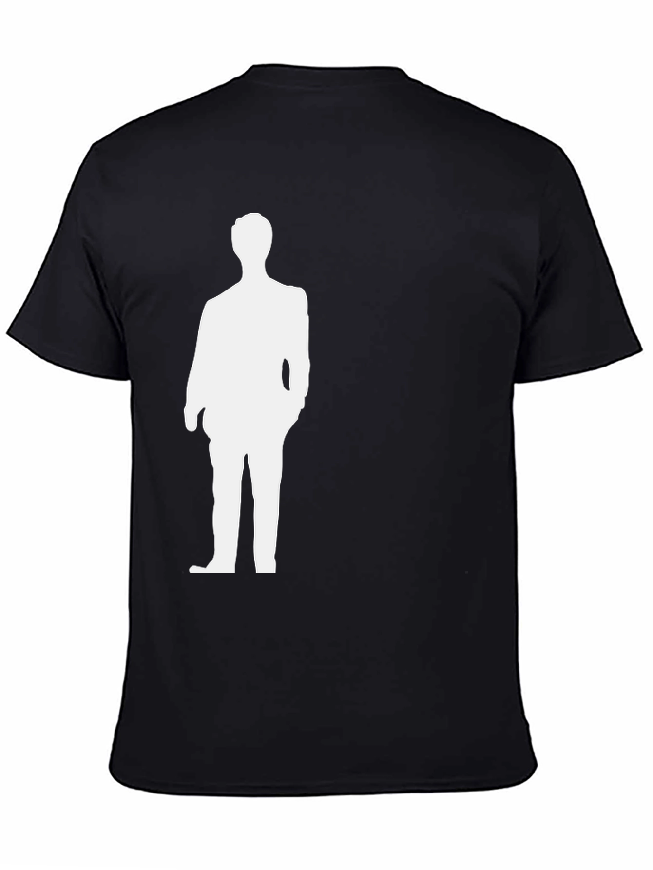Black Silhouette Suit Graphic Tee - Classic Style view 4