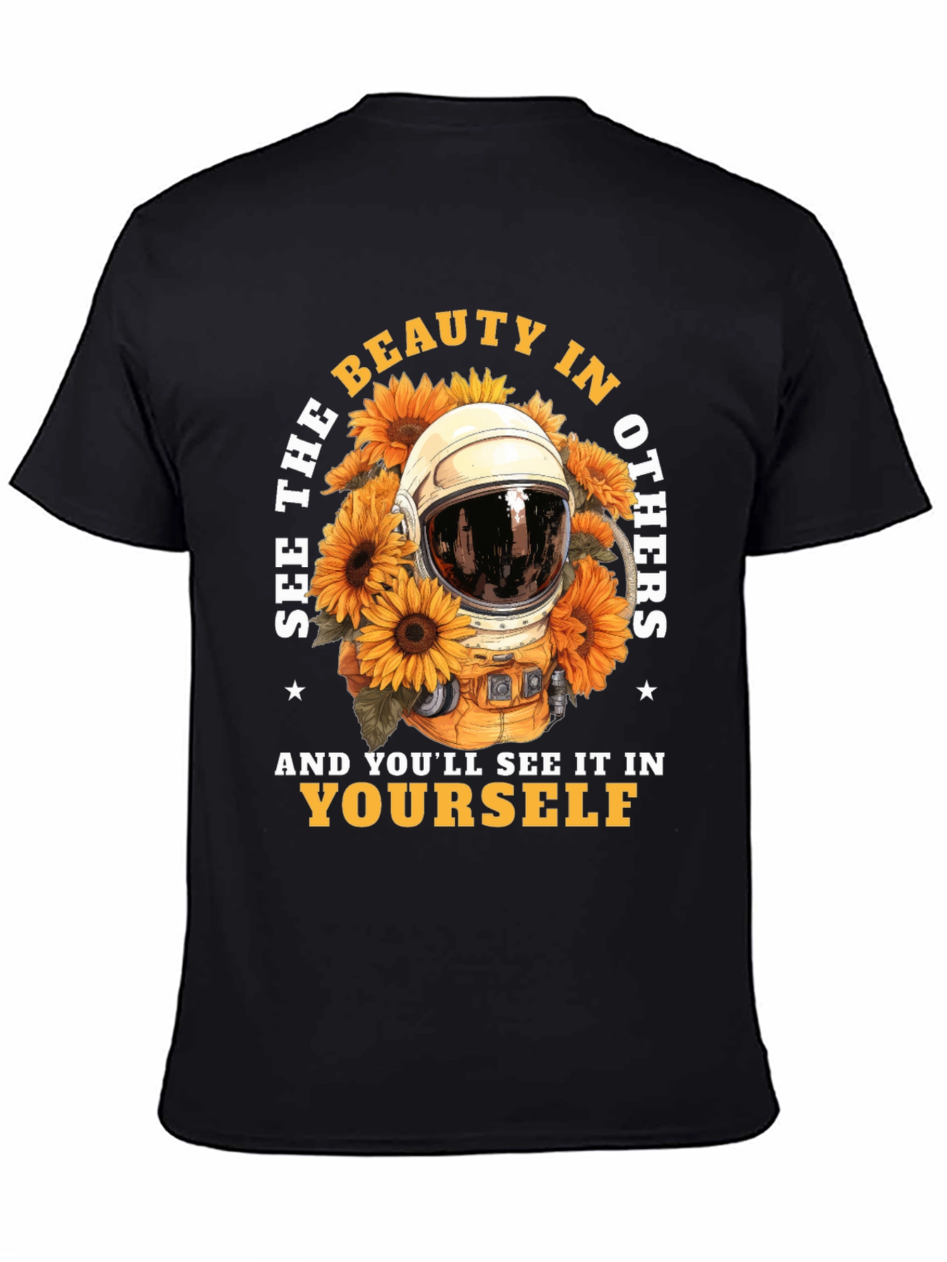 Black See The Beauty T-Shirt view 4