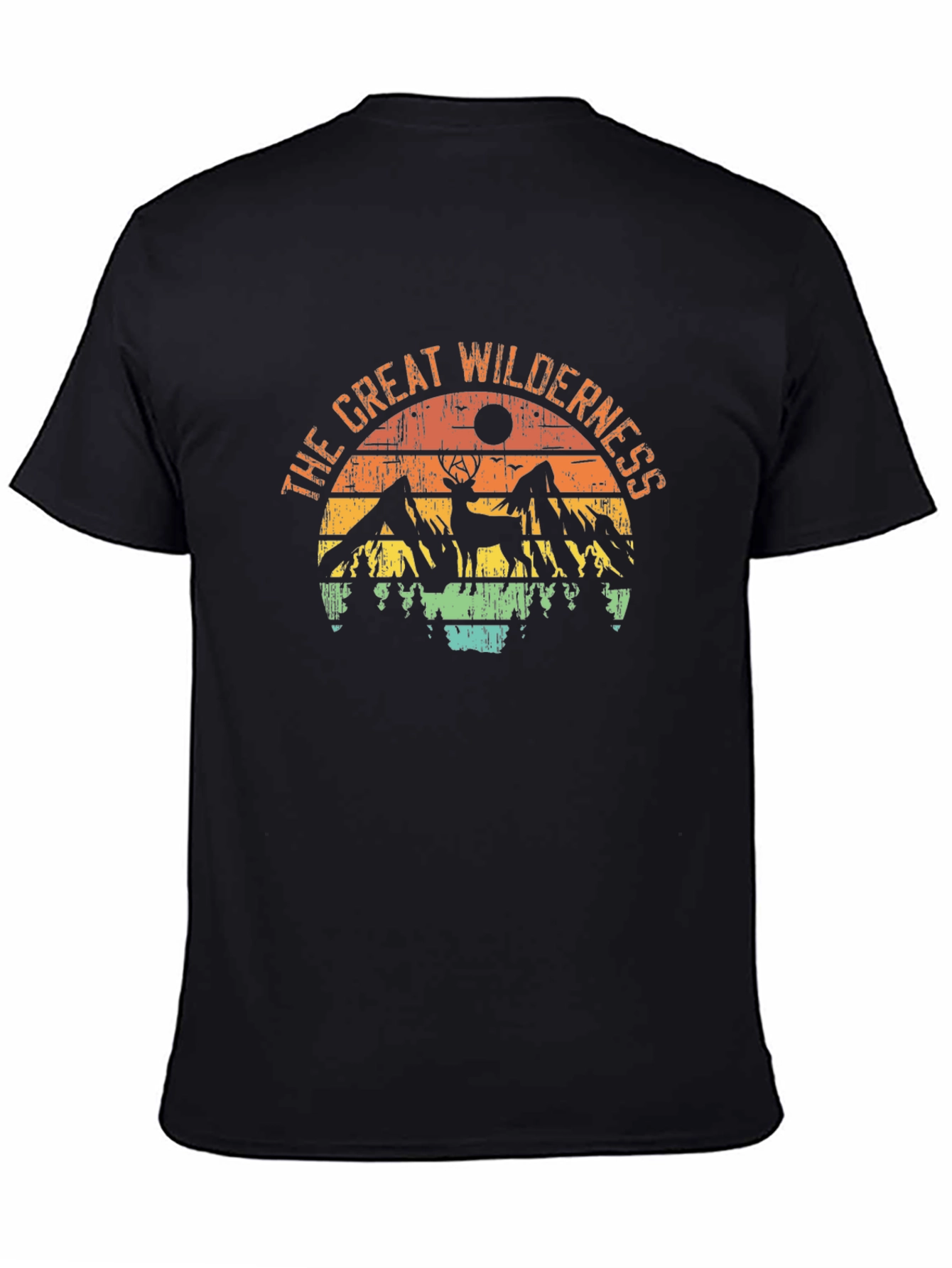 Black Great Wilderness Graphic Tee view 4