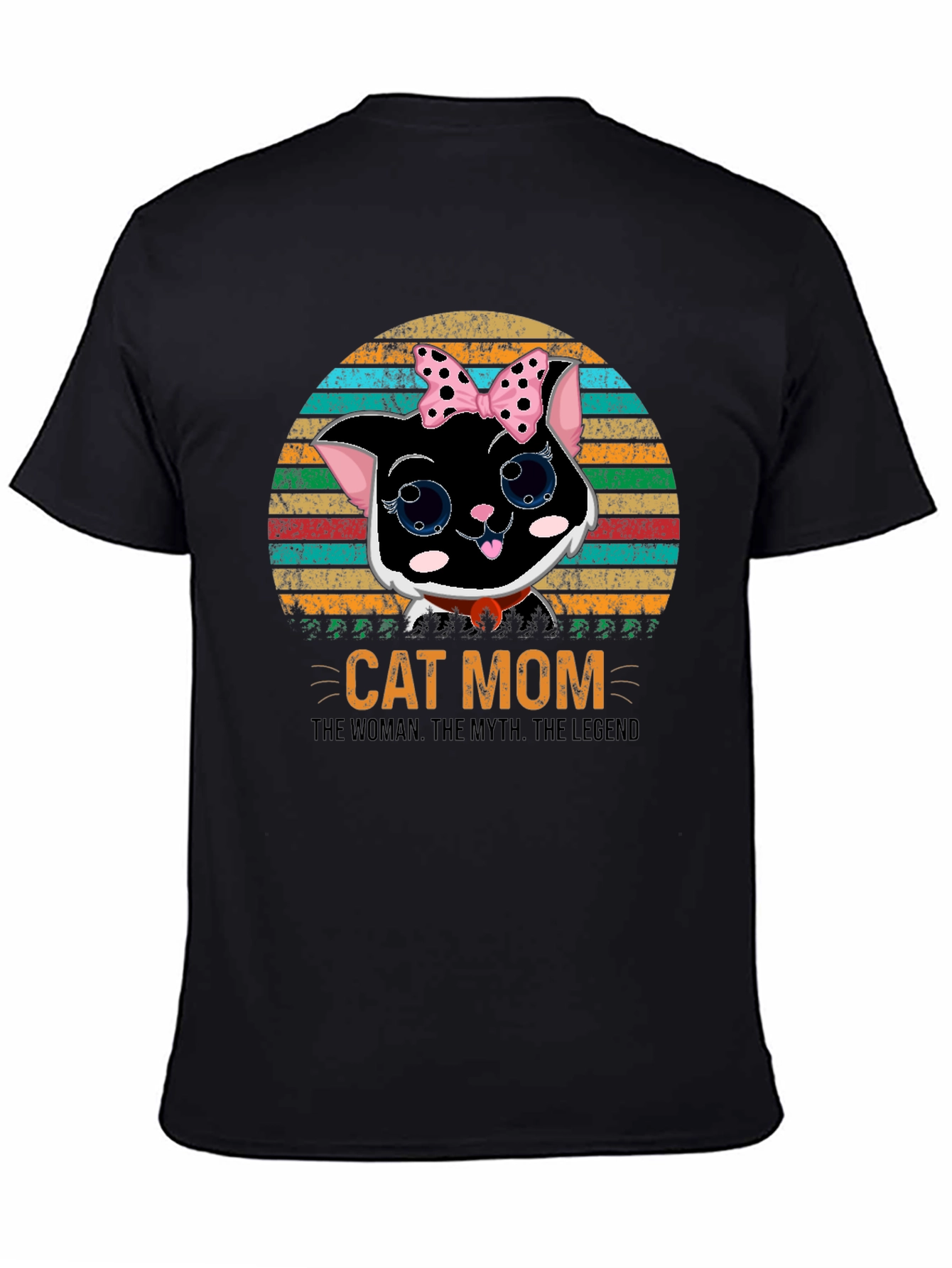 Cat Mom T-Shirt - The Woman, The Myth, The Legend - 4