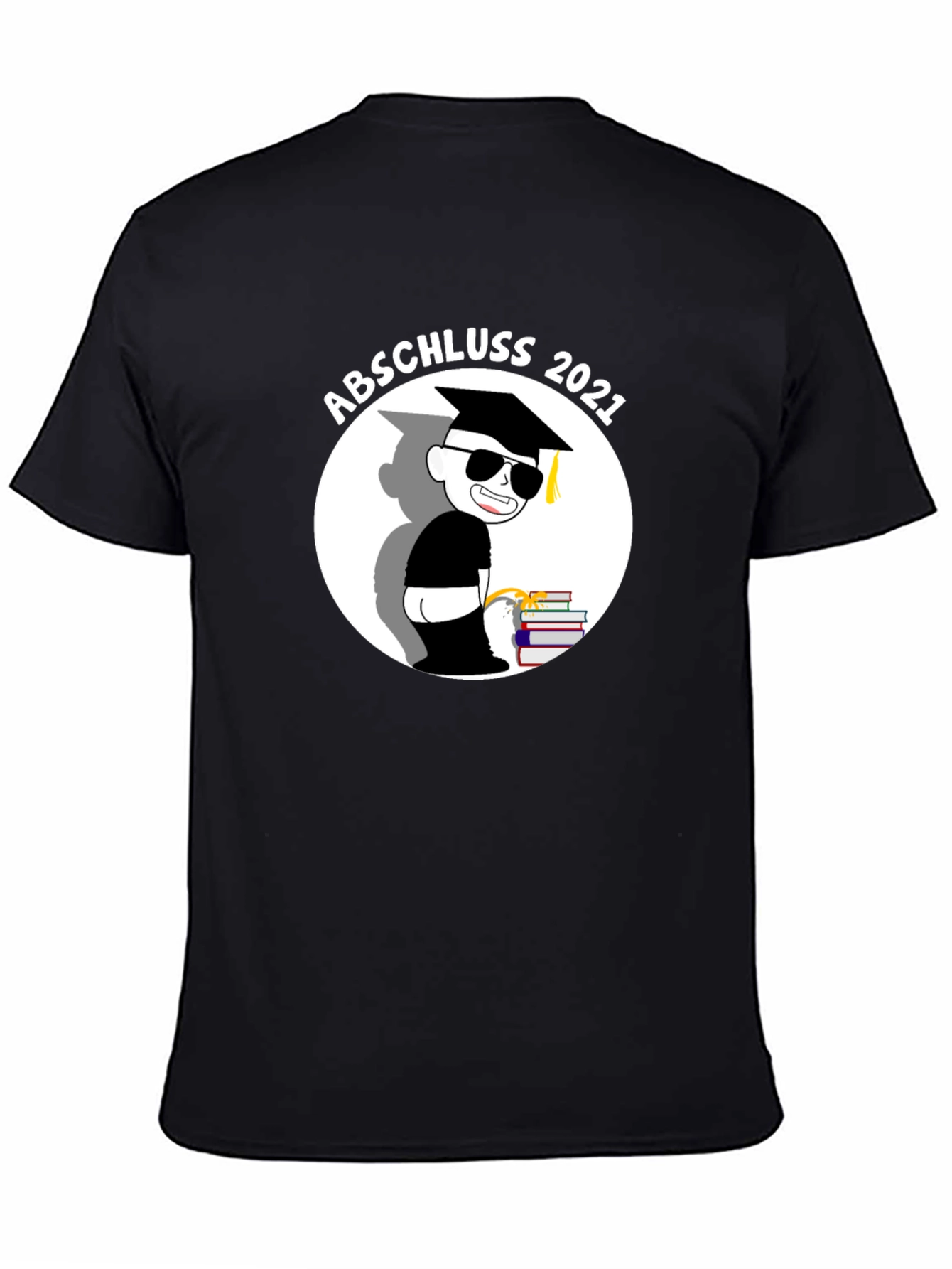 Black Abschluss 2021 Graduation Humor T-Shirt view 4