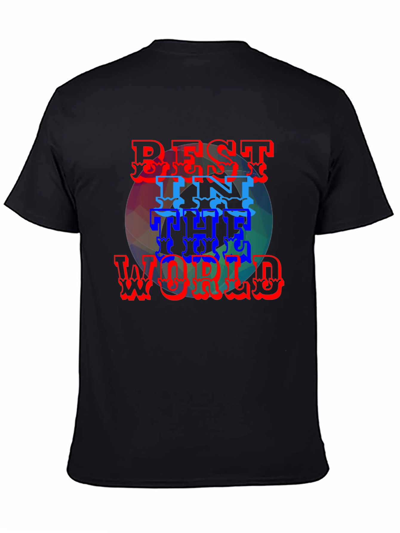Black Best In The World Graphic Tee view 4