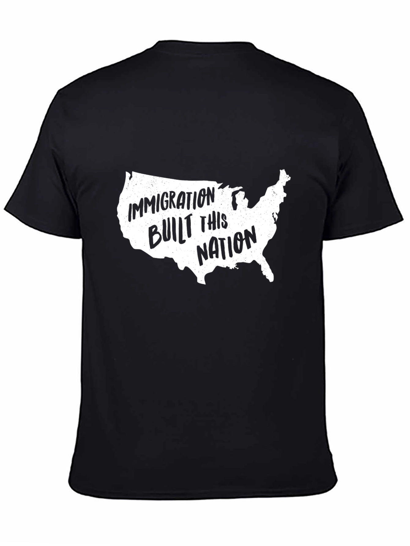 Black Immigration Built This Nation T-Shirt view 4