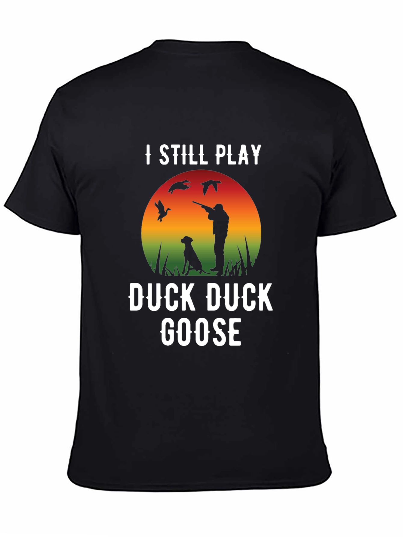 Black Duck Duck Goose Hunting T-Shirt view 4