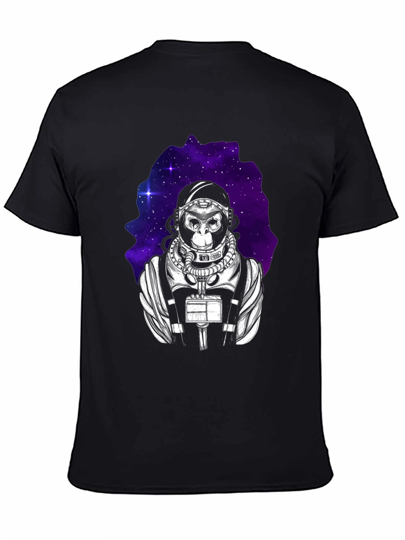 Black Ape Astronaut Graphic Tee - Black view 4