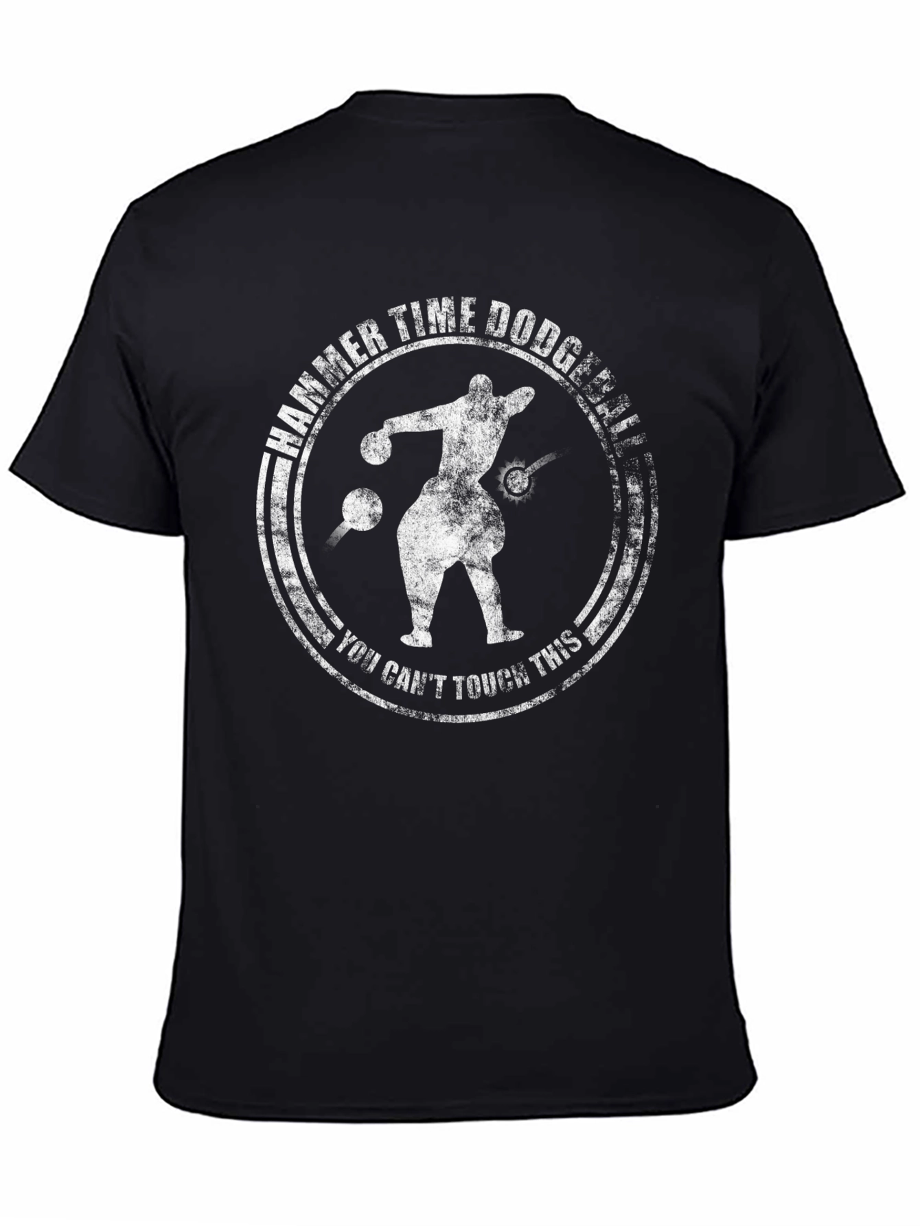 Black Hammer Time Dodgeball T-Shirt view 4