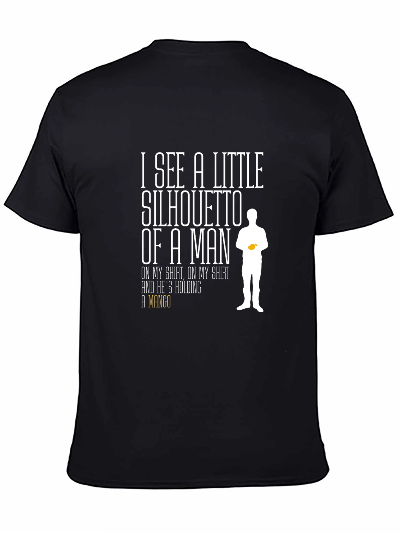 Black Silhouette Mango T-Shirt view 4