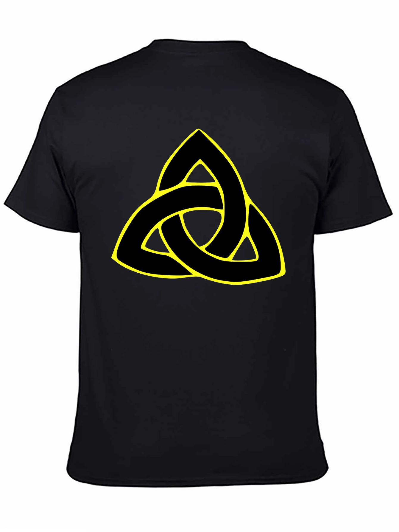 Black Celtic Knot Black T-Shirt view 4