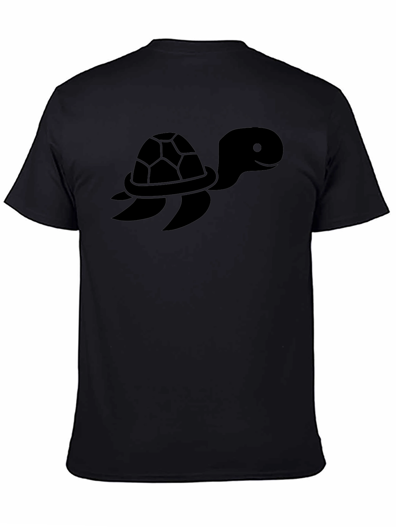 Black Black Turtle Graphic Tee - Casual Comfort view 4