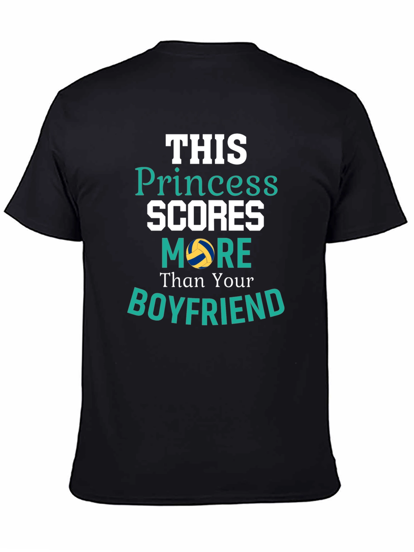 Black Princess Scores More Than Your Boyfriend T-Shirt view 4