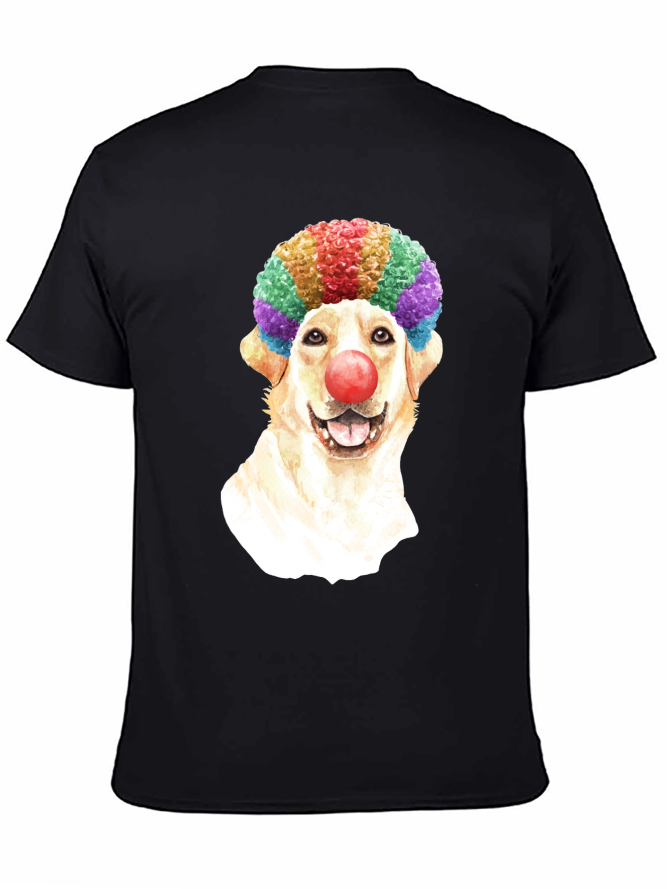 Black Clown Dog T-Shirt view 4