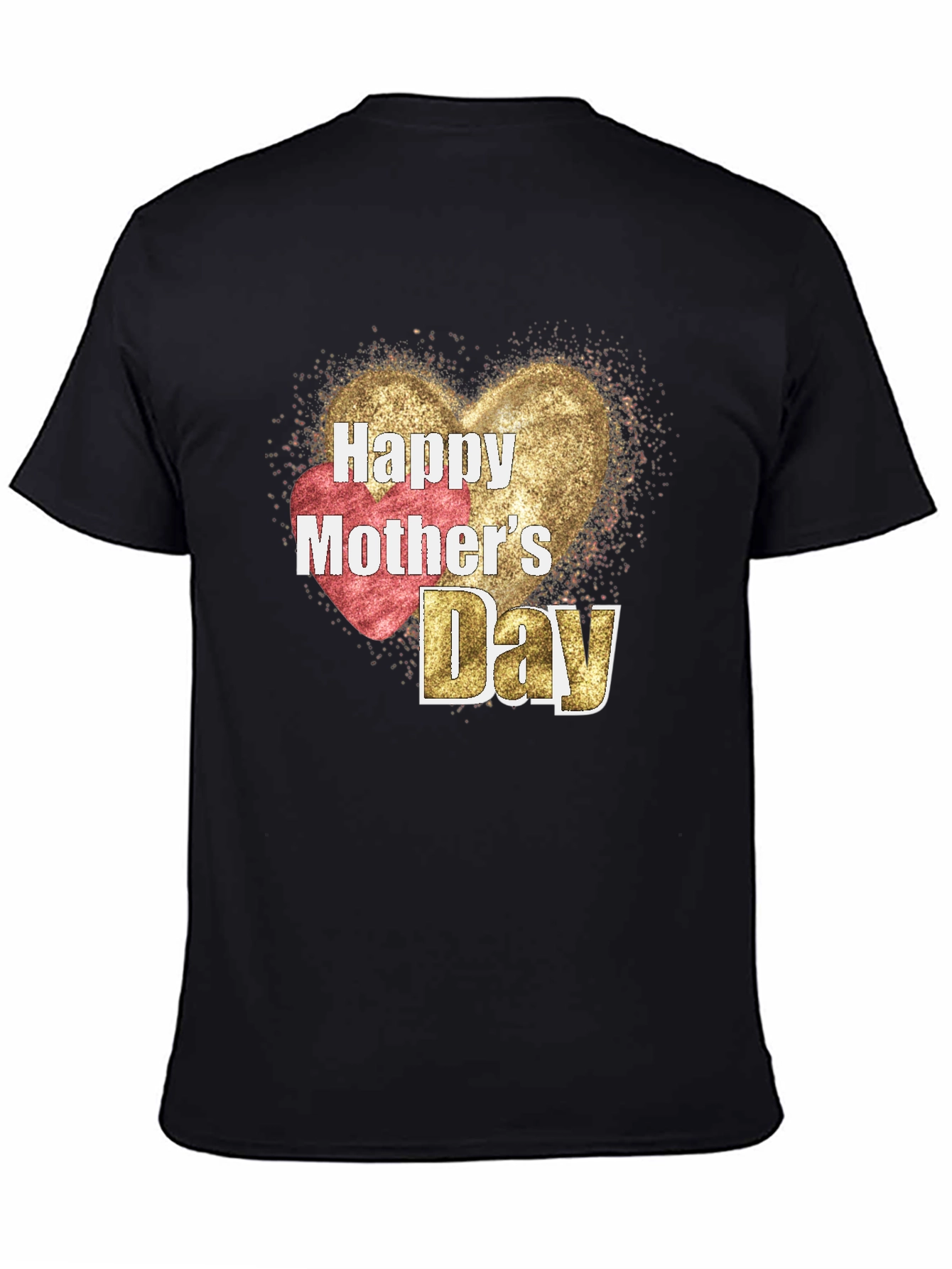 Black Happy Mother's Day Graphic Tee view 4