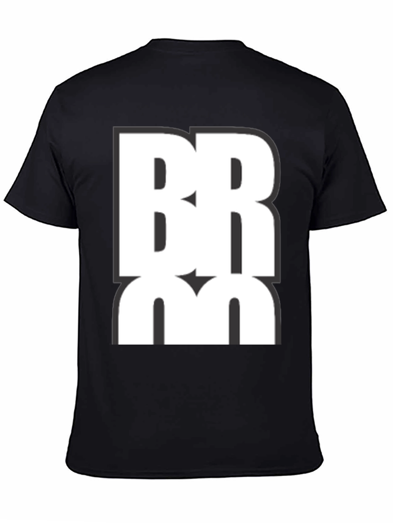Black Bold BMRM Graphic Tee - Modern Style view 4