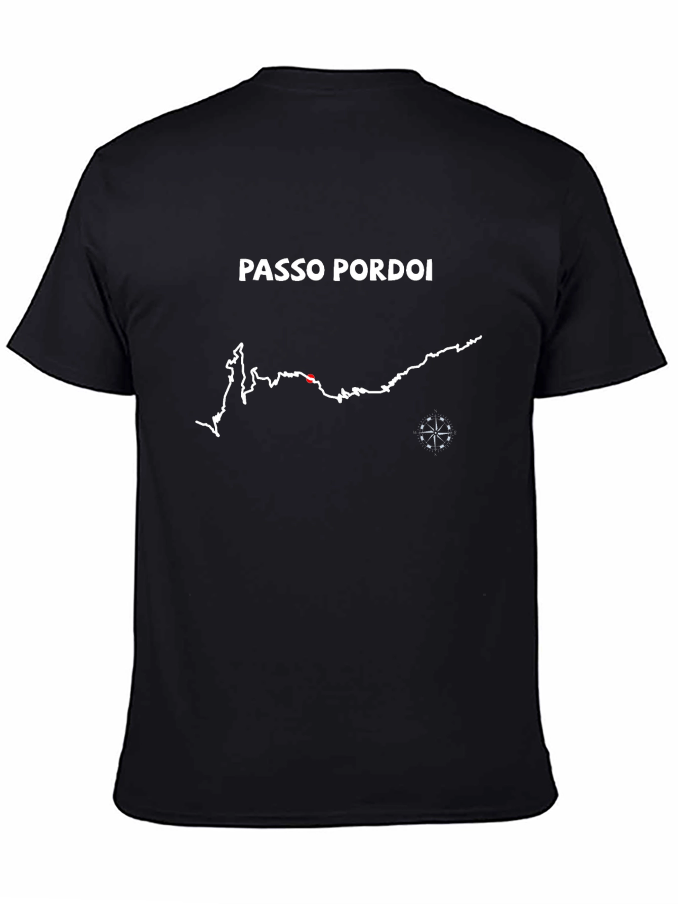 Black Passo Pordoi Black Graphic Tee view 4