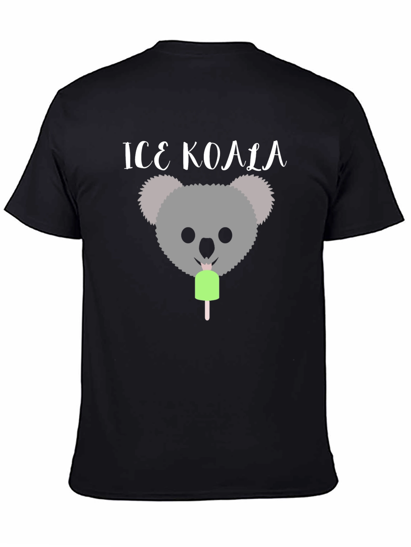 Black Ice Koala T-Shirt - Cute Graphic Tee view 4