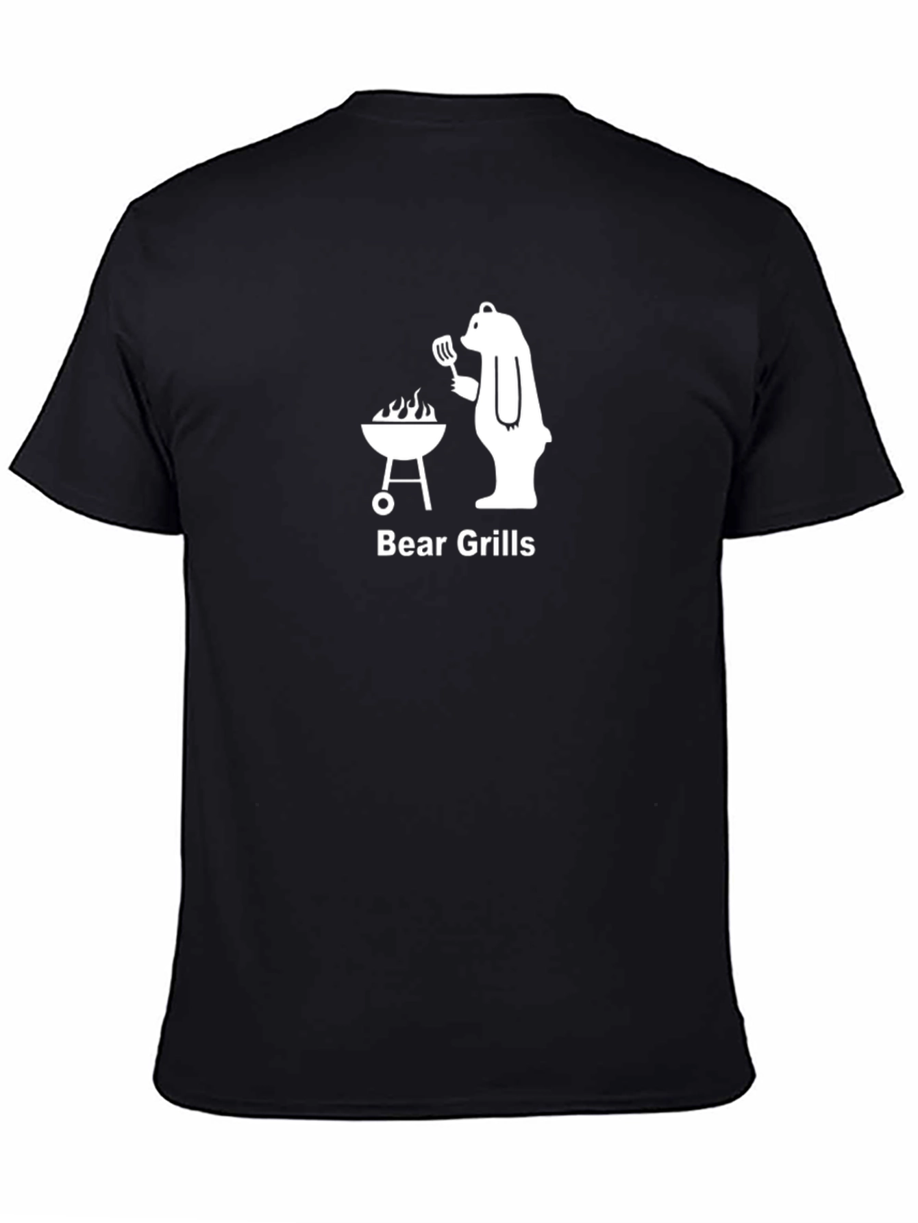 Black Bear Grills T-Shirt - Funny BBQ Graphic Tee view 4