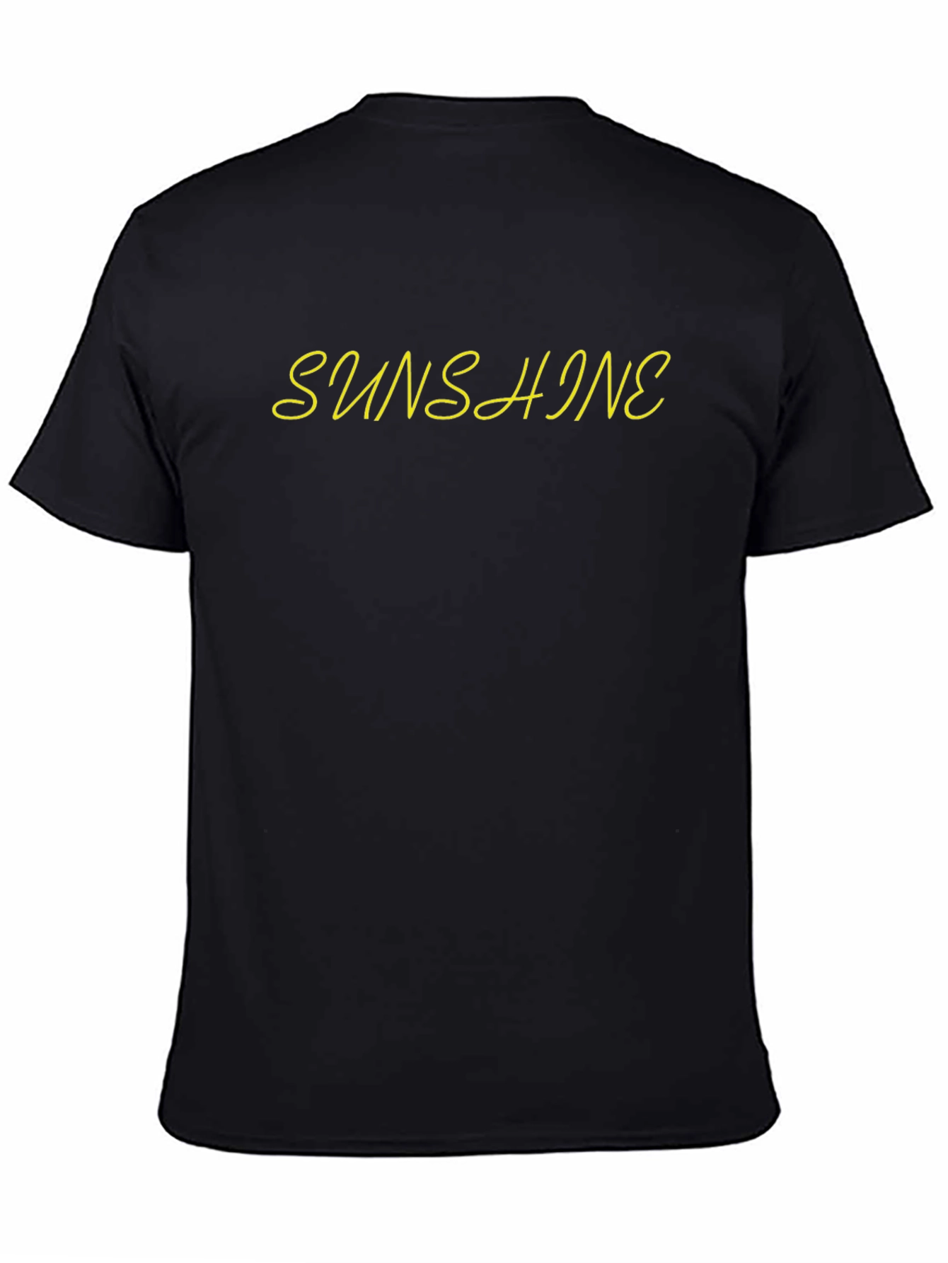 Black Sunshine Graphic Black T-Shirt view 4