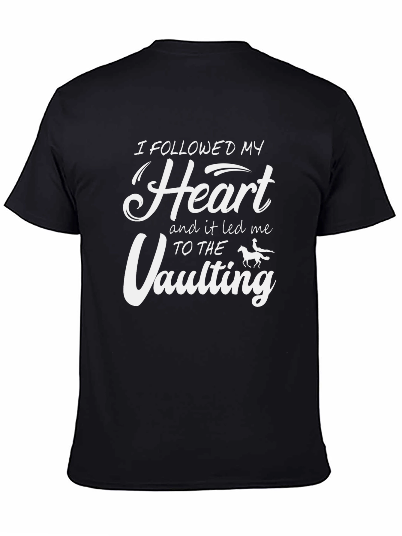 Black Follow Your Heart Vaulting T-Shirt view 4
