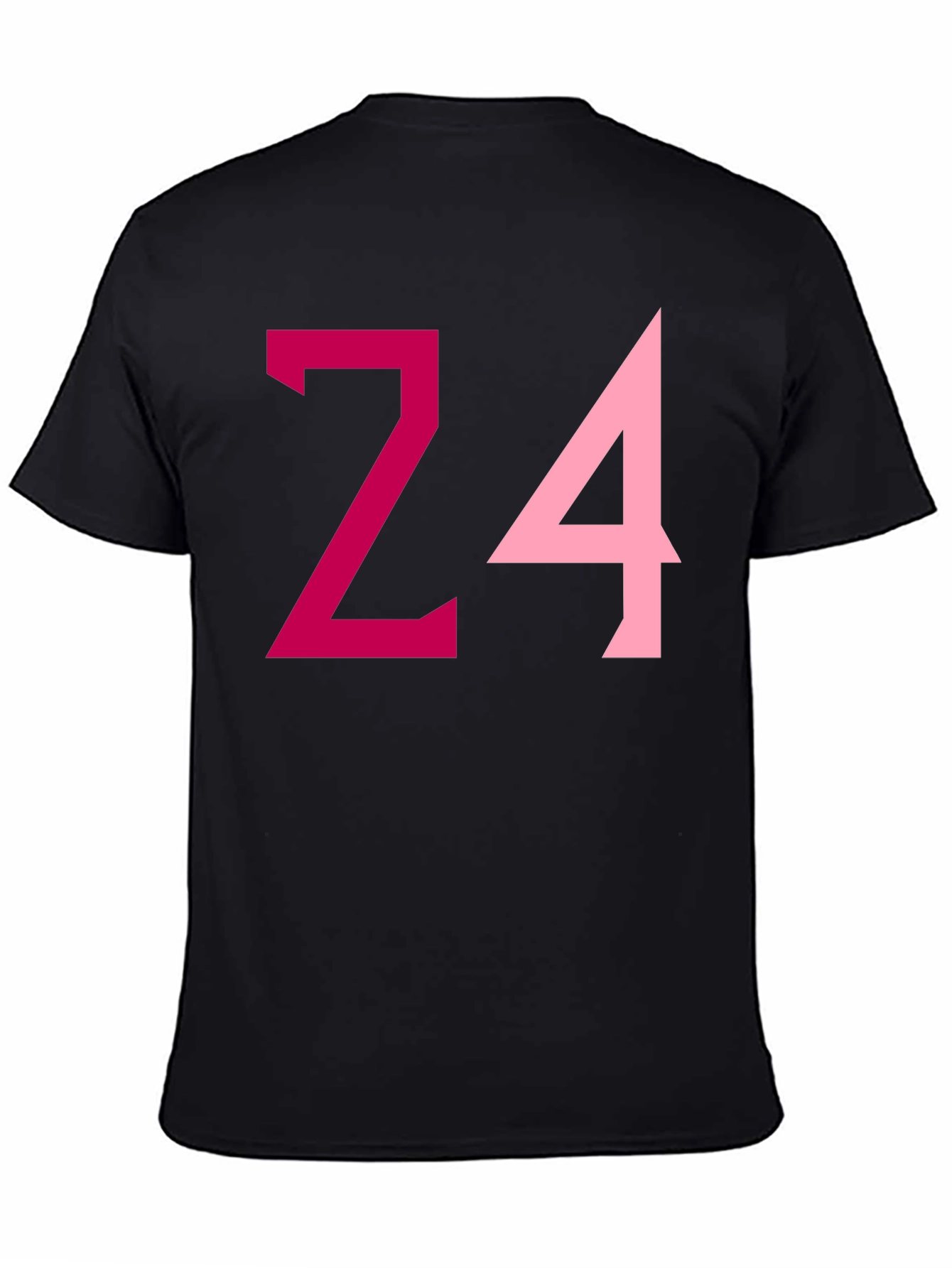 Black Bold Number Graphic Tee - Stylish Casual Wear view 4