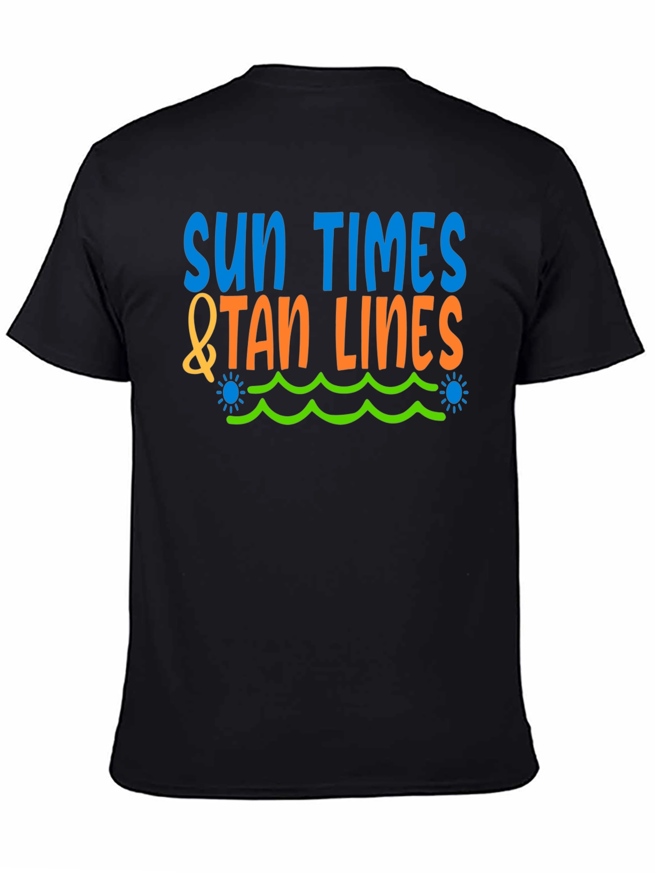 Black Sun Times & Tan Lines Graphic Tee view 4