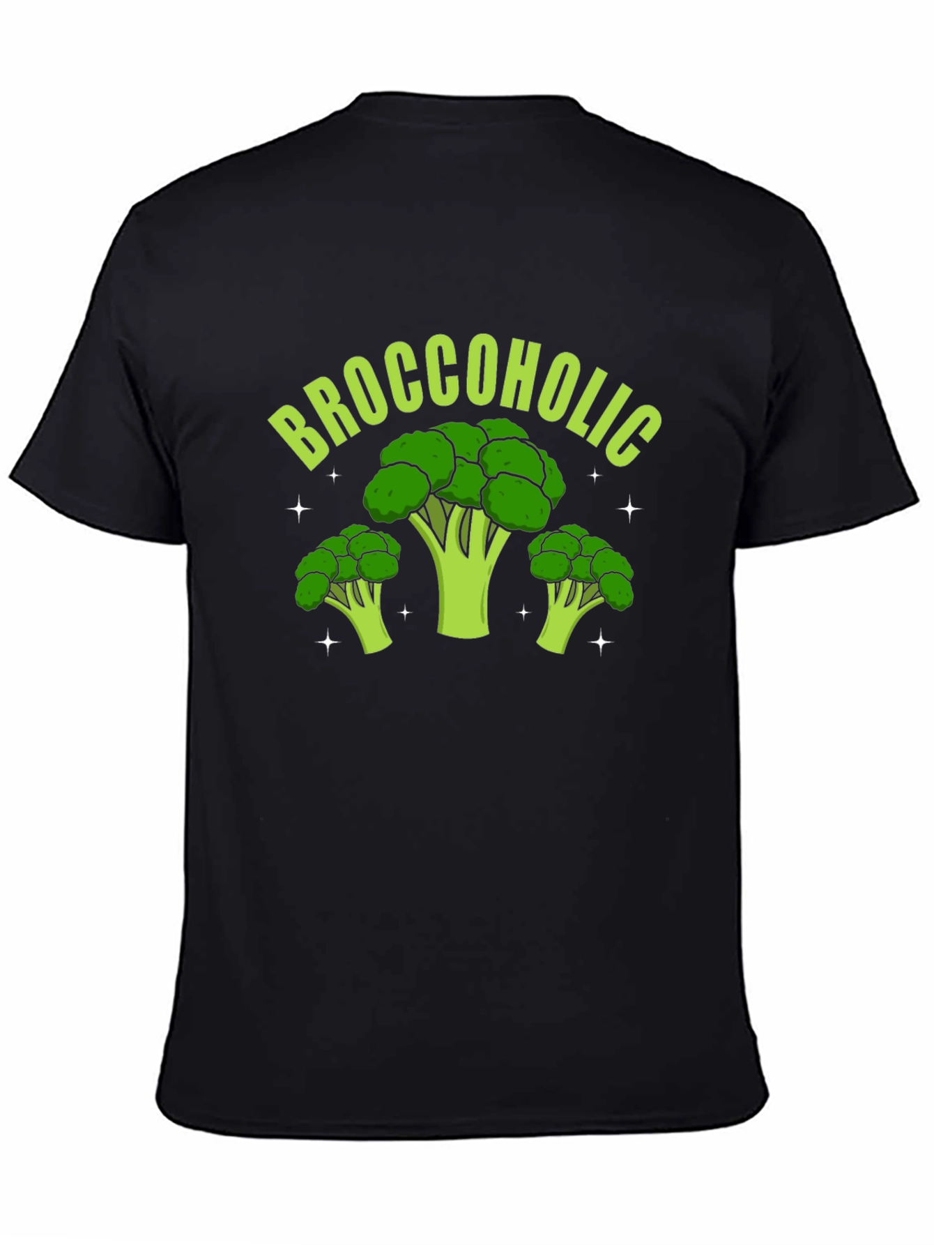 Broccoholic Graphic Tee - Funny Broccoli Lover Shirt - 4