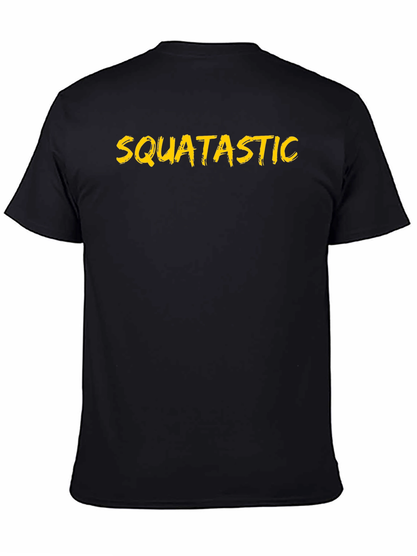 Black Squatastic Black Crew Neck T-Shirt view 4