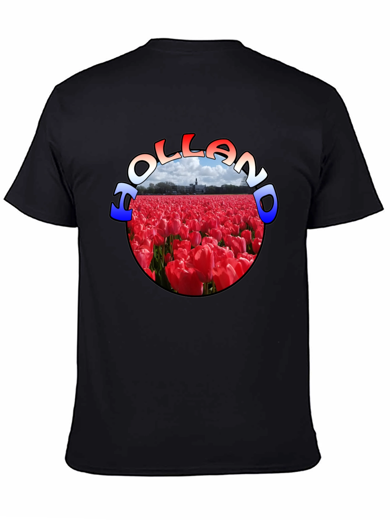 Holland Tulip Field Graphic T-Shirt - 4
