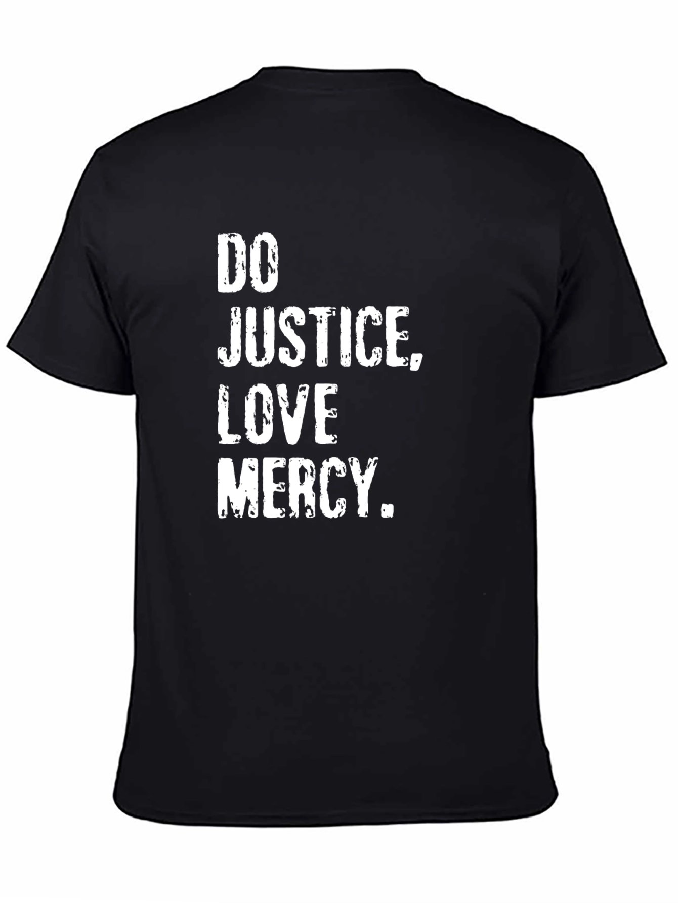 Black Do Justice, Love Mercy Graphic T-Shirt view 4