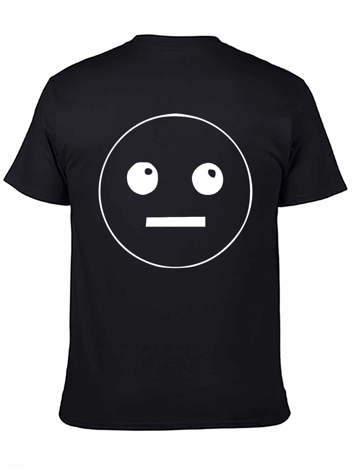 Black Neutral Emoji Graphic Tee - Black view 4