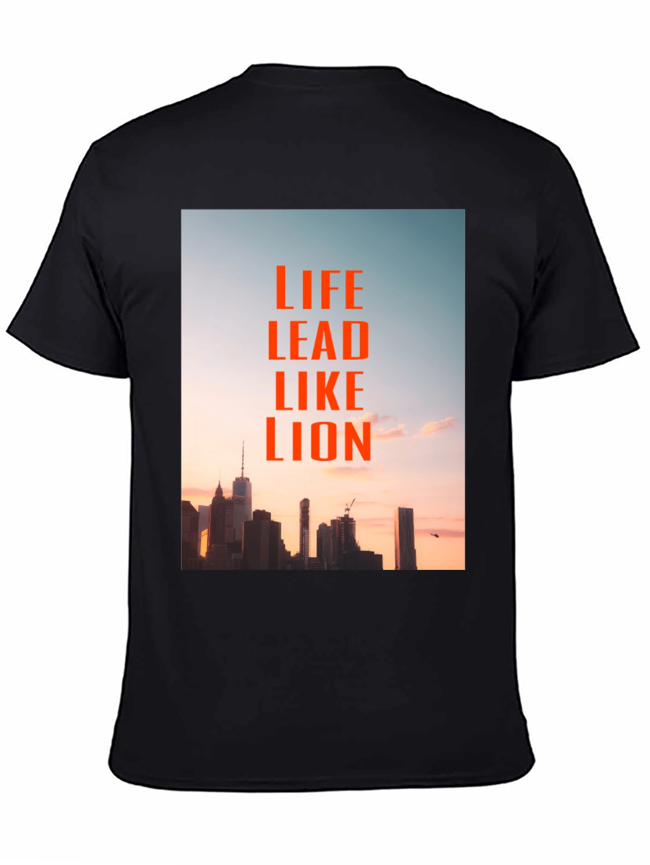 Black Life Lead Like Lion Graphic Tee view 4