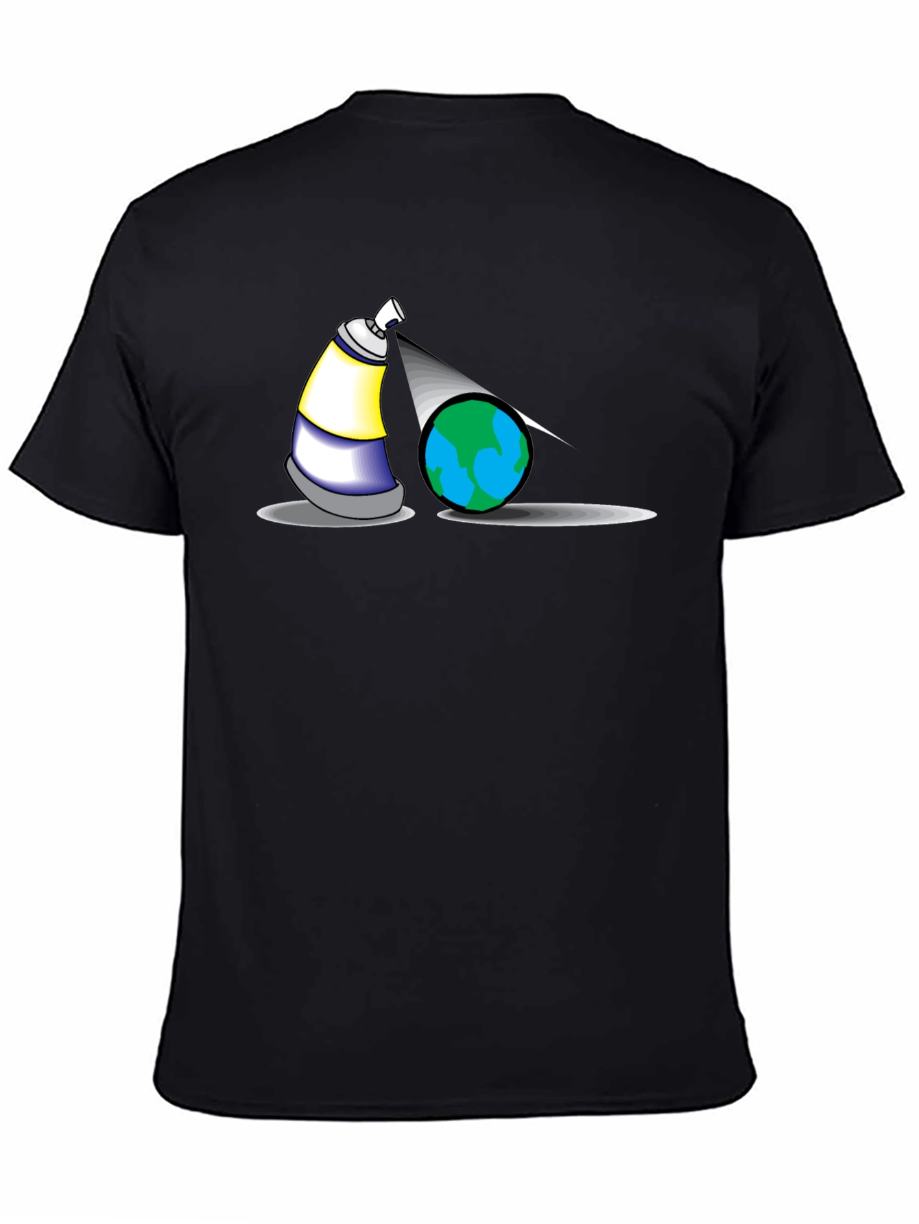 Spray Paint Earth T-Shirt - 4