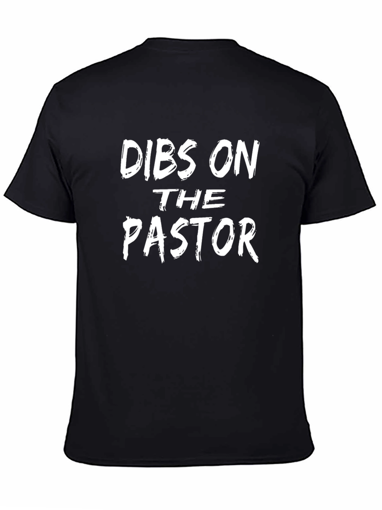 Black Dibs on The Pastor T-Shirt view 4