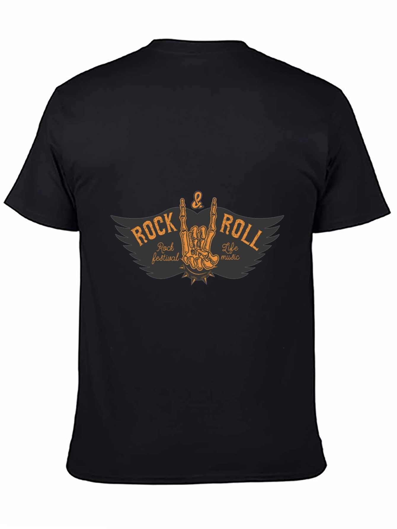 Black Rock & Roll Music Festival Graphic T-Shirt view 4