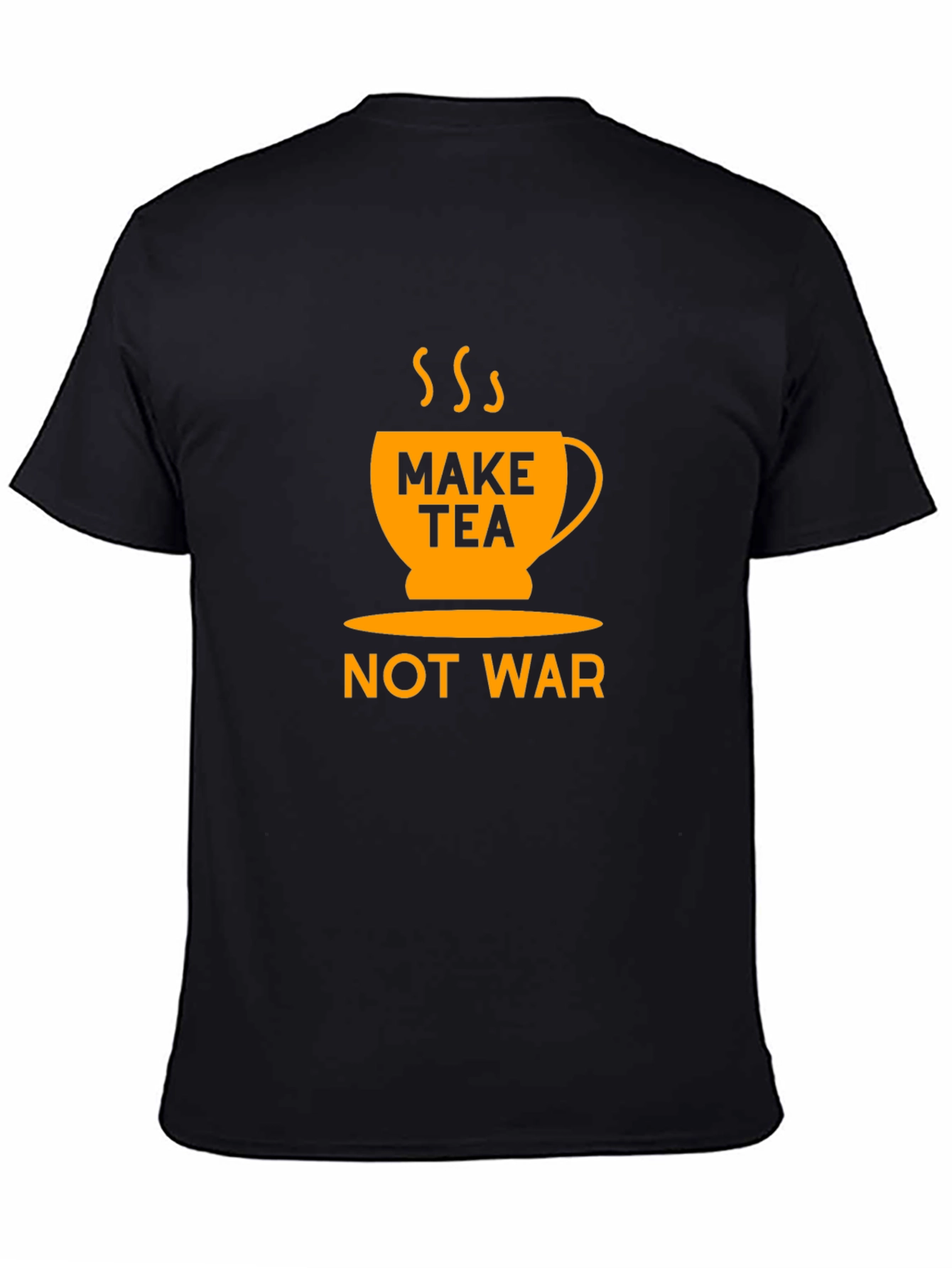 Black Make Tea Not War Graphic T-Shirt view 4