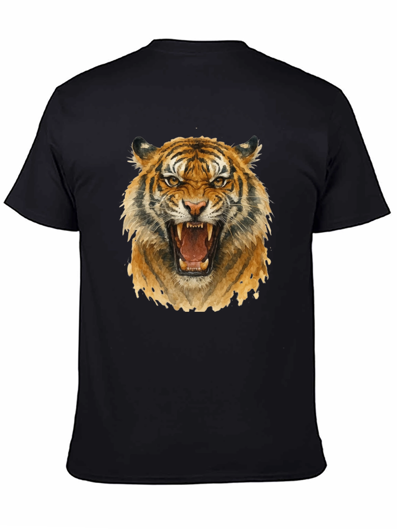 Black Tiger Graphic Tee - Fierce Style view 4
