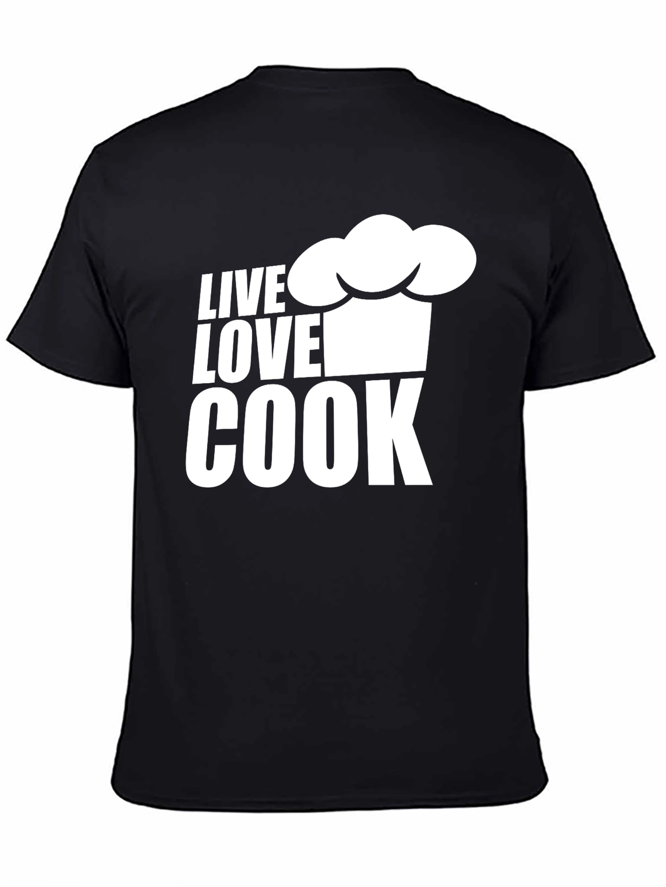 Live, Love, Cook T-Shirt - Chef's Passion - 4