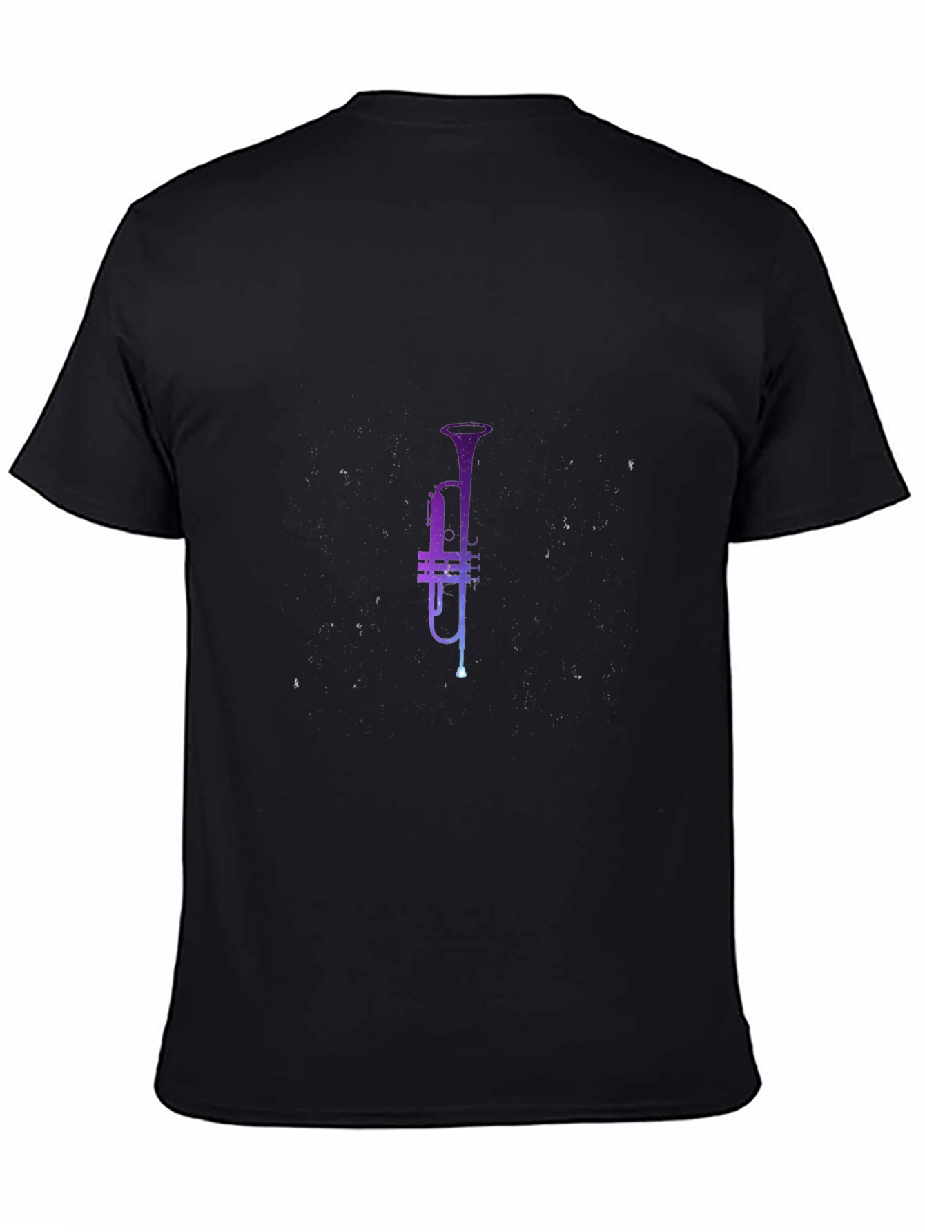 Black Trumpet Galaxy T-Shirt - Black view 4
