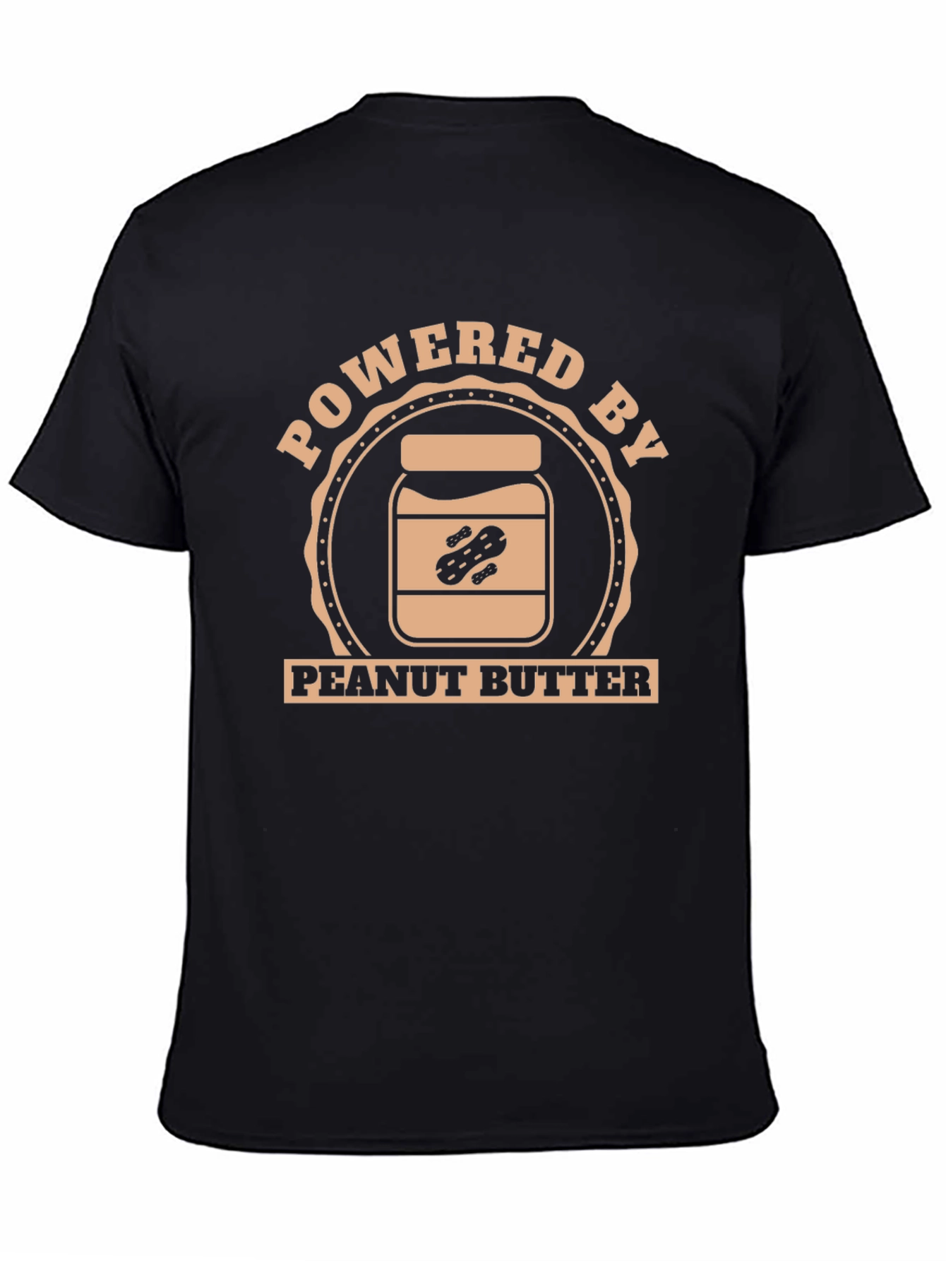 Peanut Butter Powered Black T-Shirt - 4