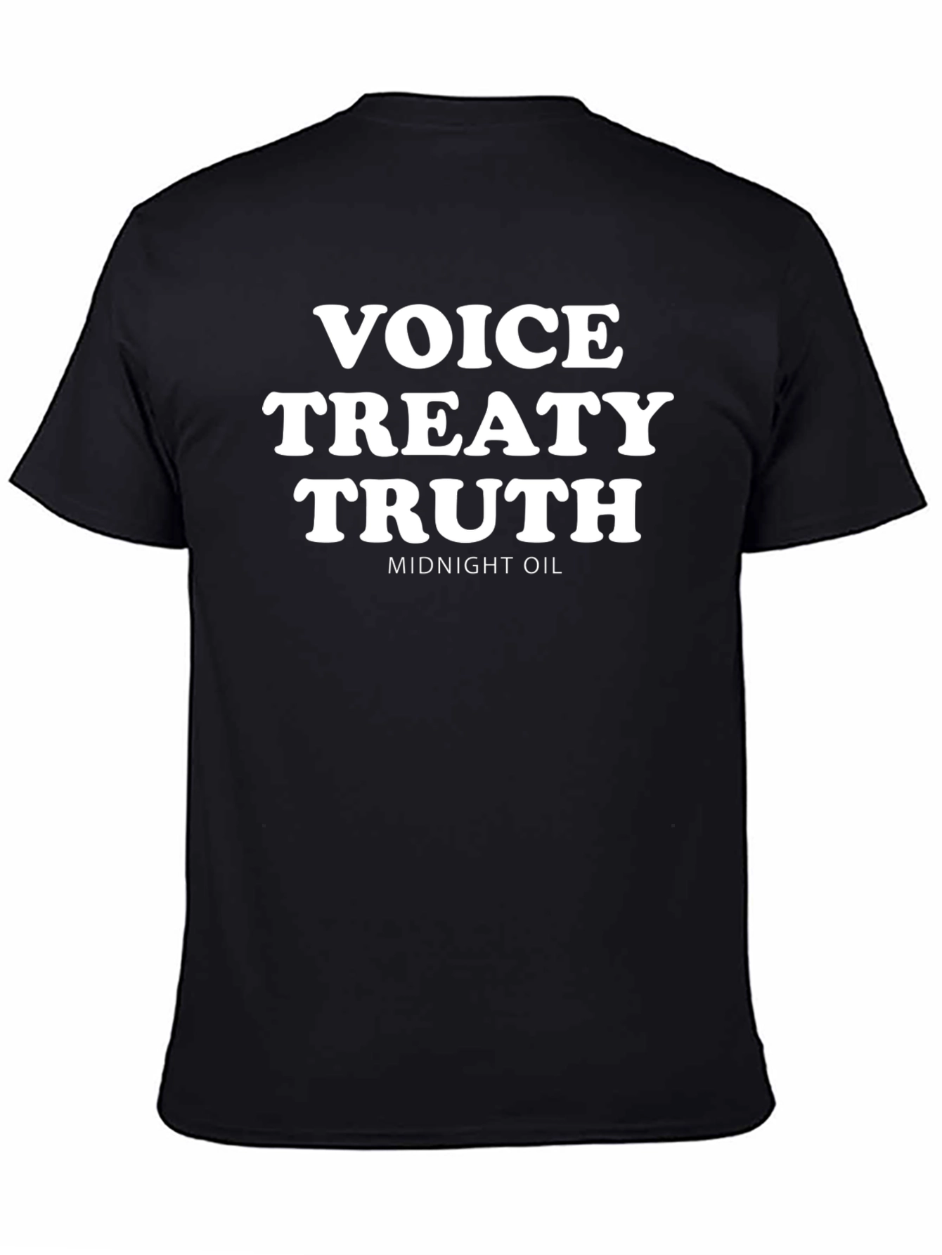 Black Voice Treaty Truth Midnight Oil Graphic Tee view 4