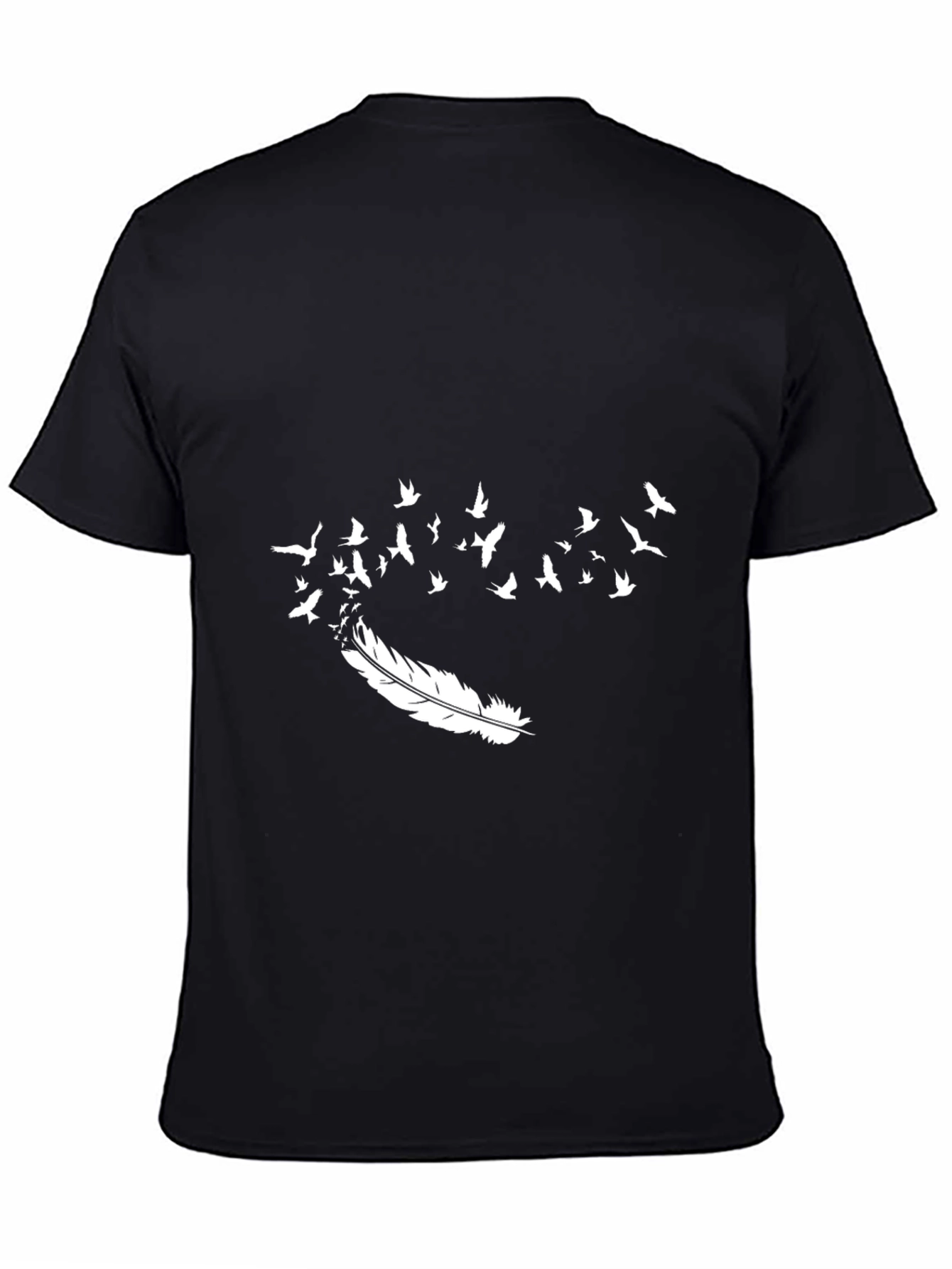 Black Feather to Flight Graphic Tee view 4